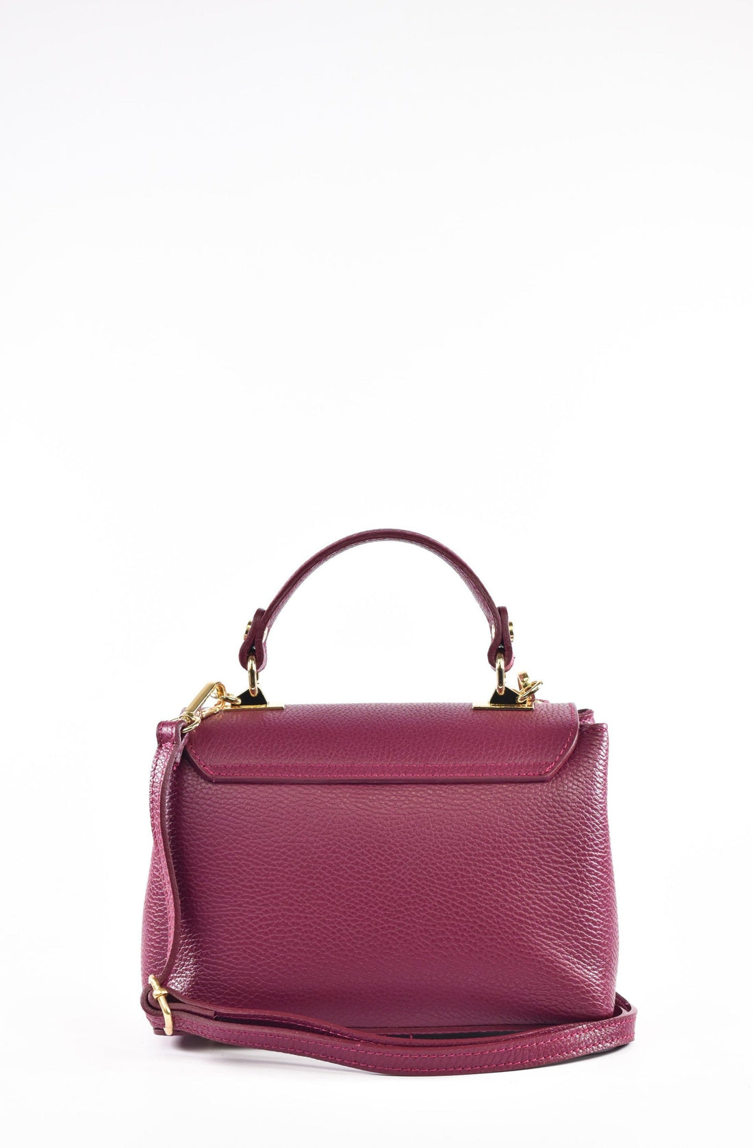 Egle Bag in Plum Dollar Leather