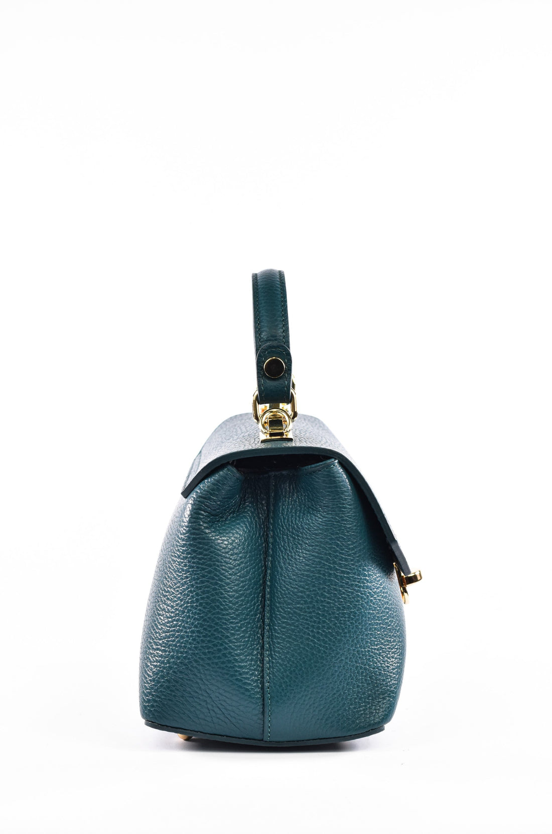 Egle Bag in Petrol Dollar Leather