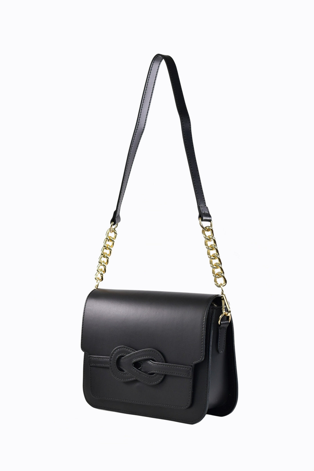 Josephine Bag in Brushed Black Leather
