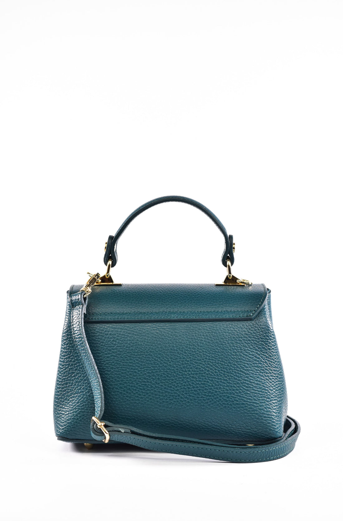 Egle Bag in Petrol Dollar Leather