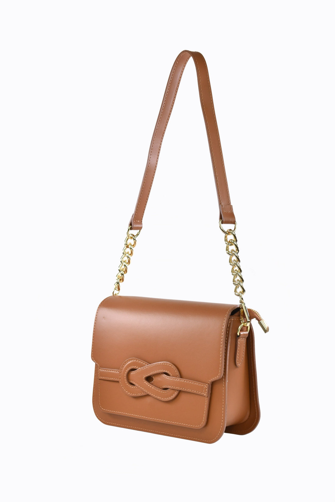 Josephine Bag in Brushed Cognac Leather