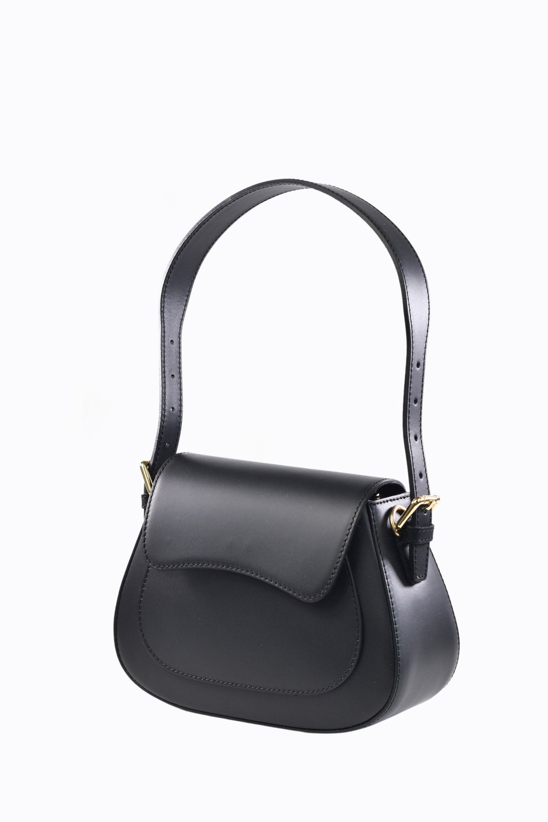 Sindy Bag in Brushed Black Leather