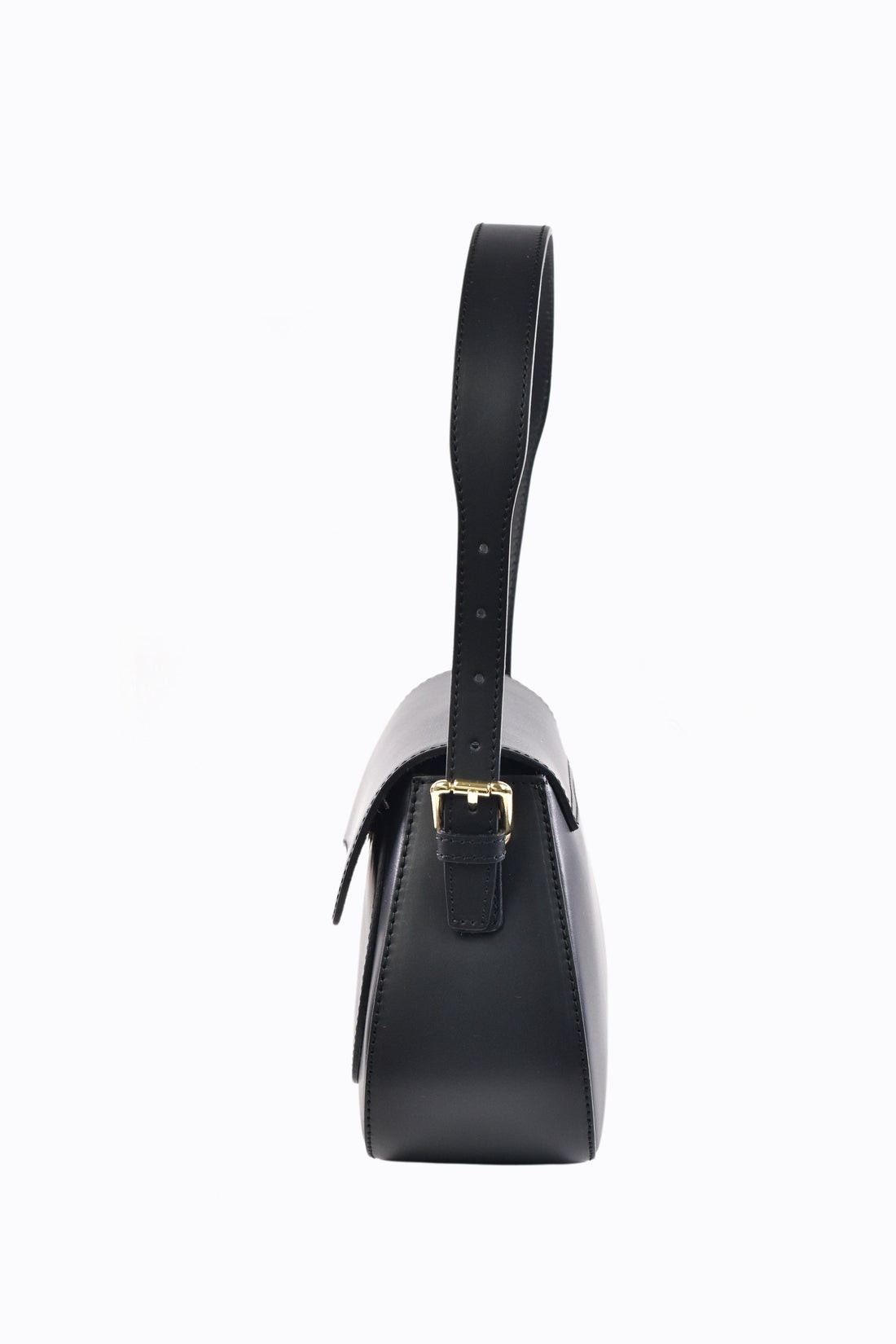 Sindy Bag in Brushed Black Leather