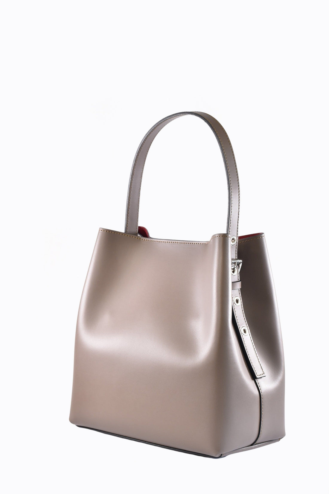 Melany Bag in Brushed Taupe Leather