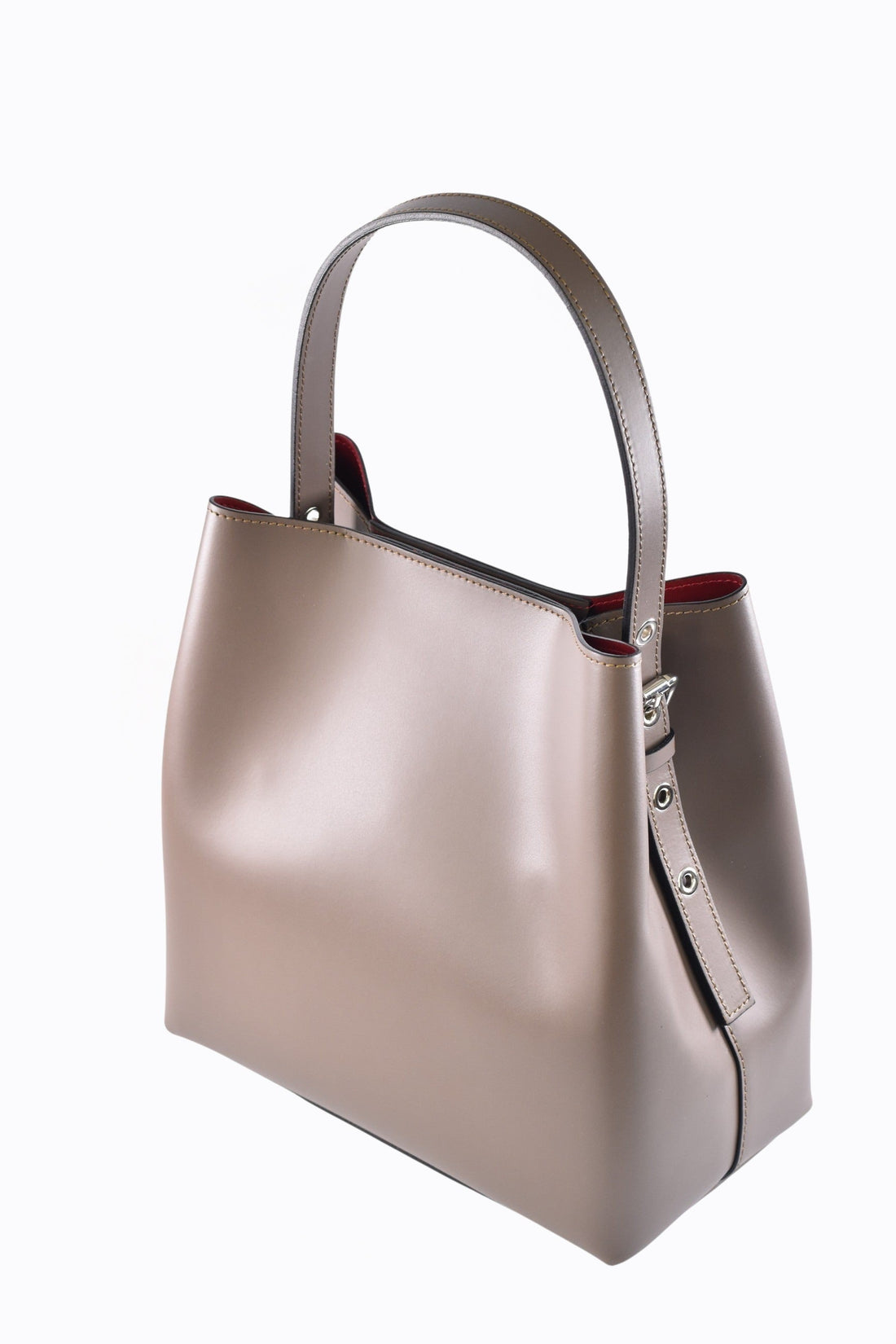 Melany Bag in Brushed Taupe Leather