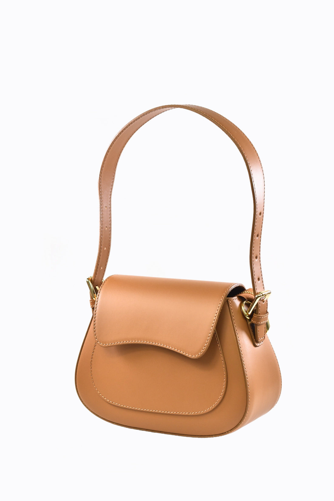 Sindy Bag in Tan Brushed Leather