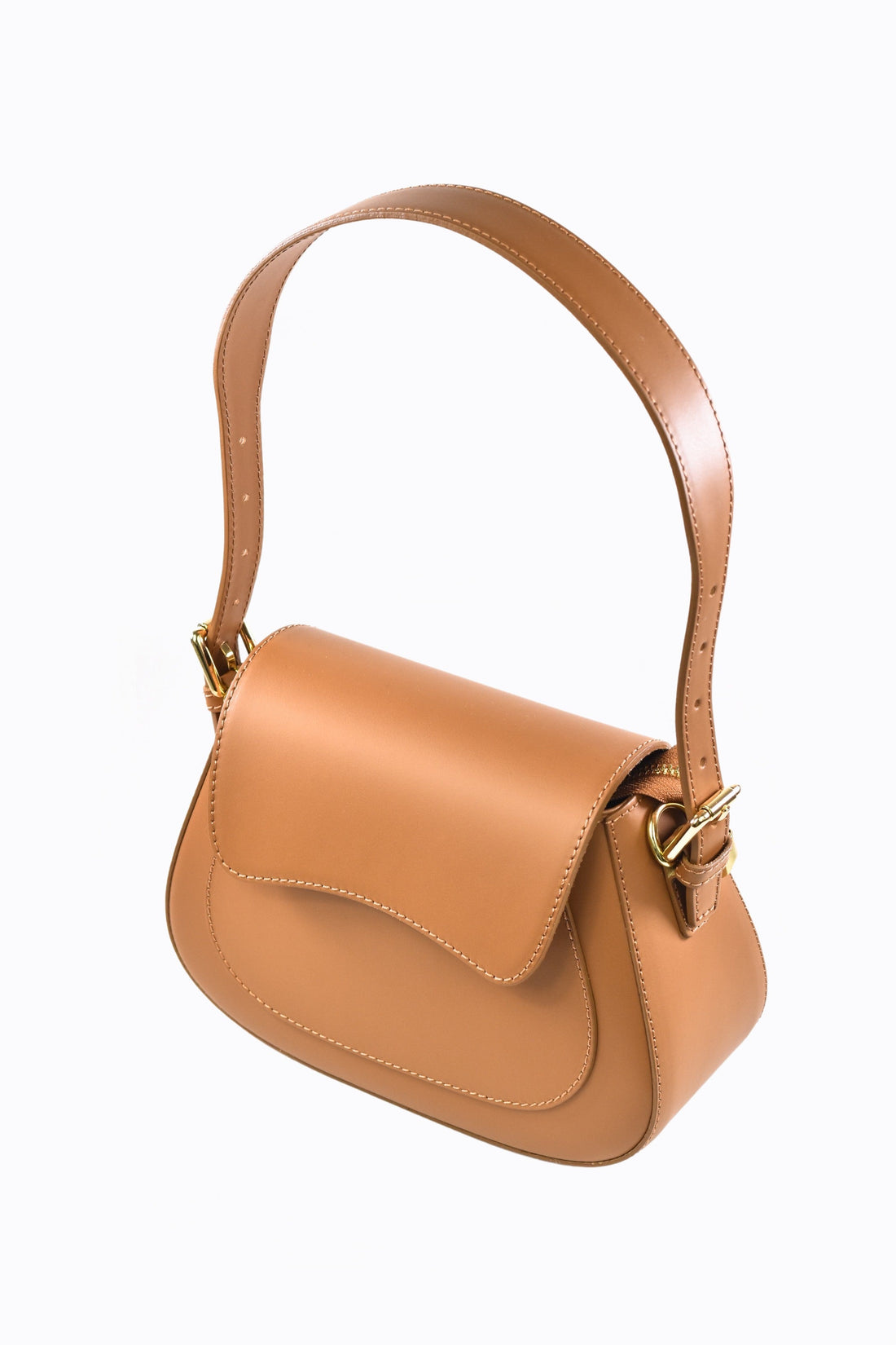Sindy Bag in Tan Brushed Leather