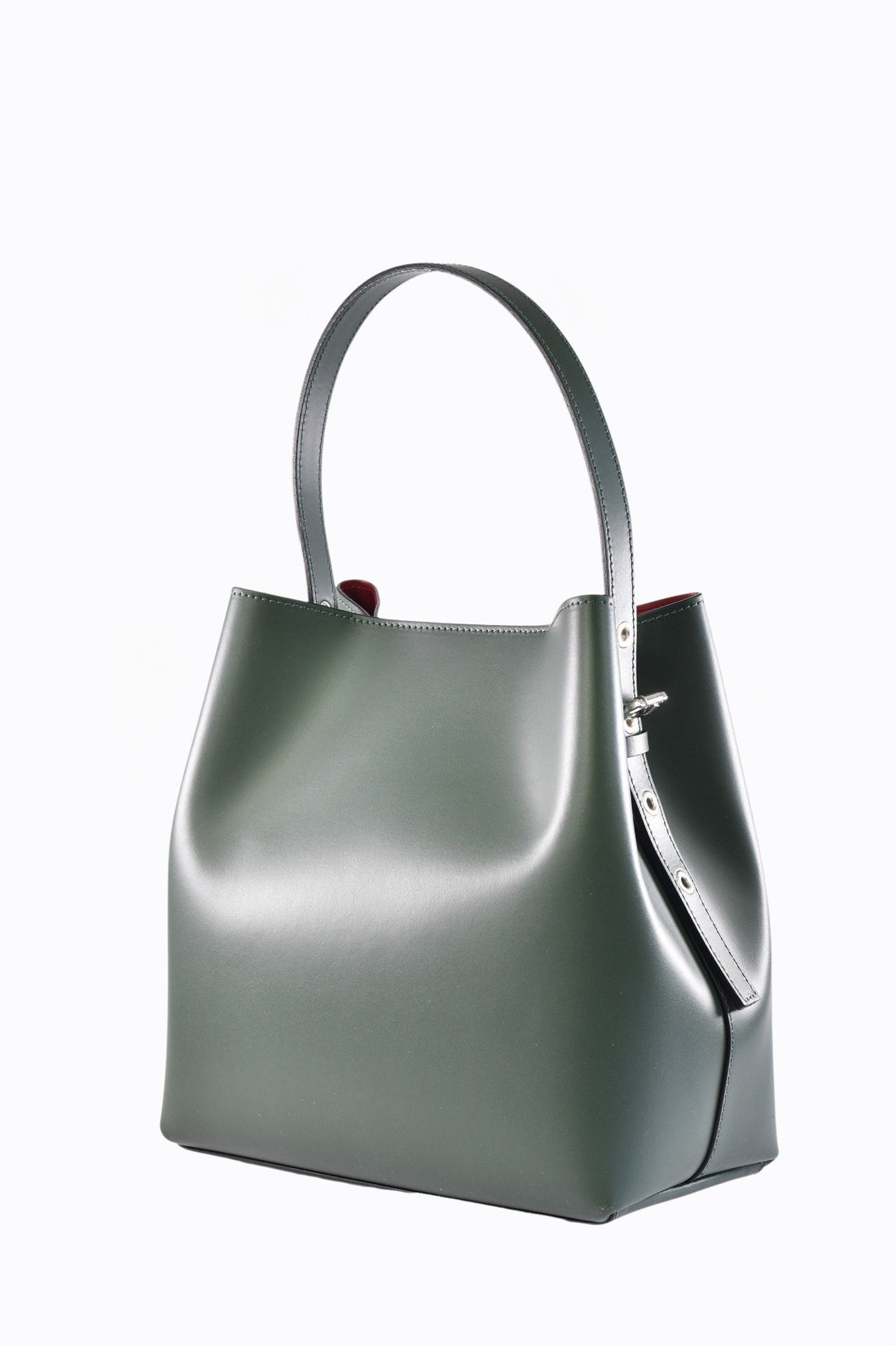 Melany Bag in Brushed Forest Green Leather
