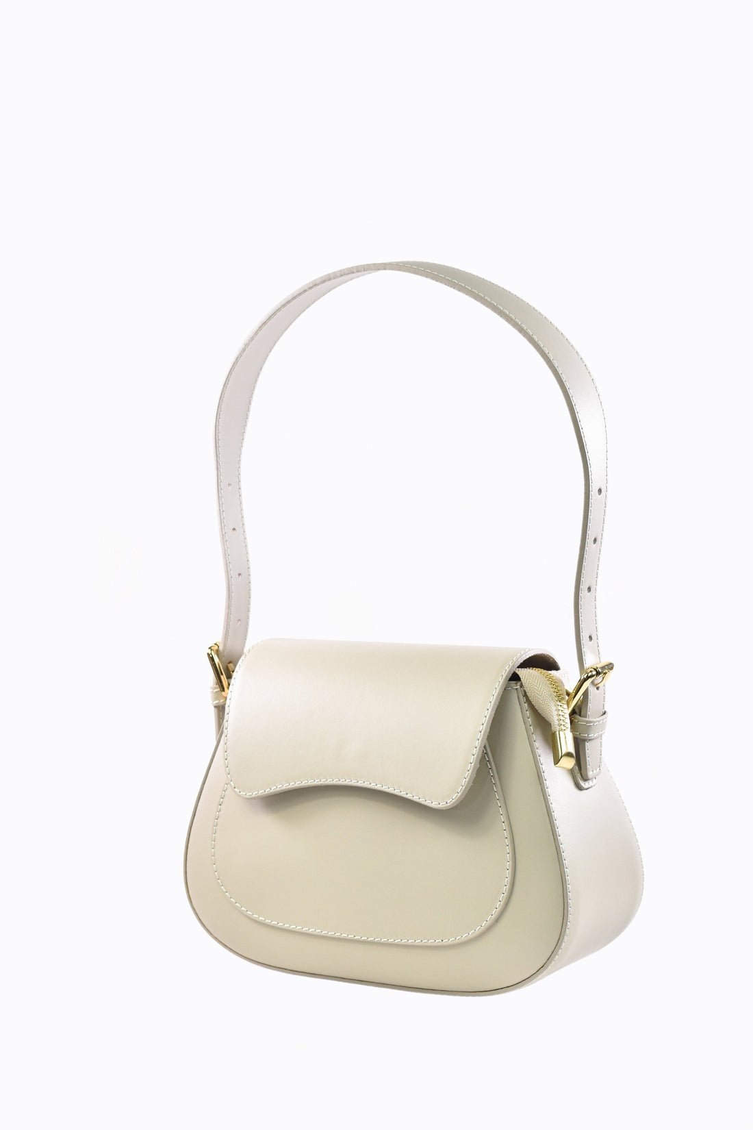 Sindy Bag in Brushed Ivory Leather