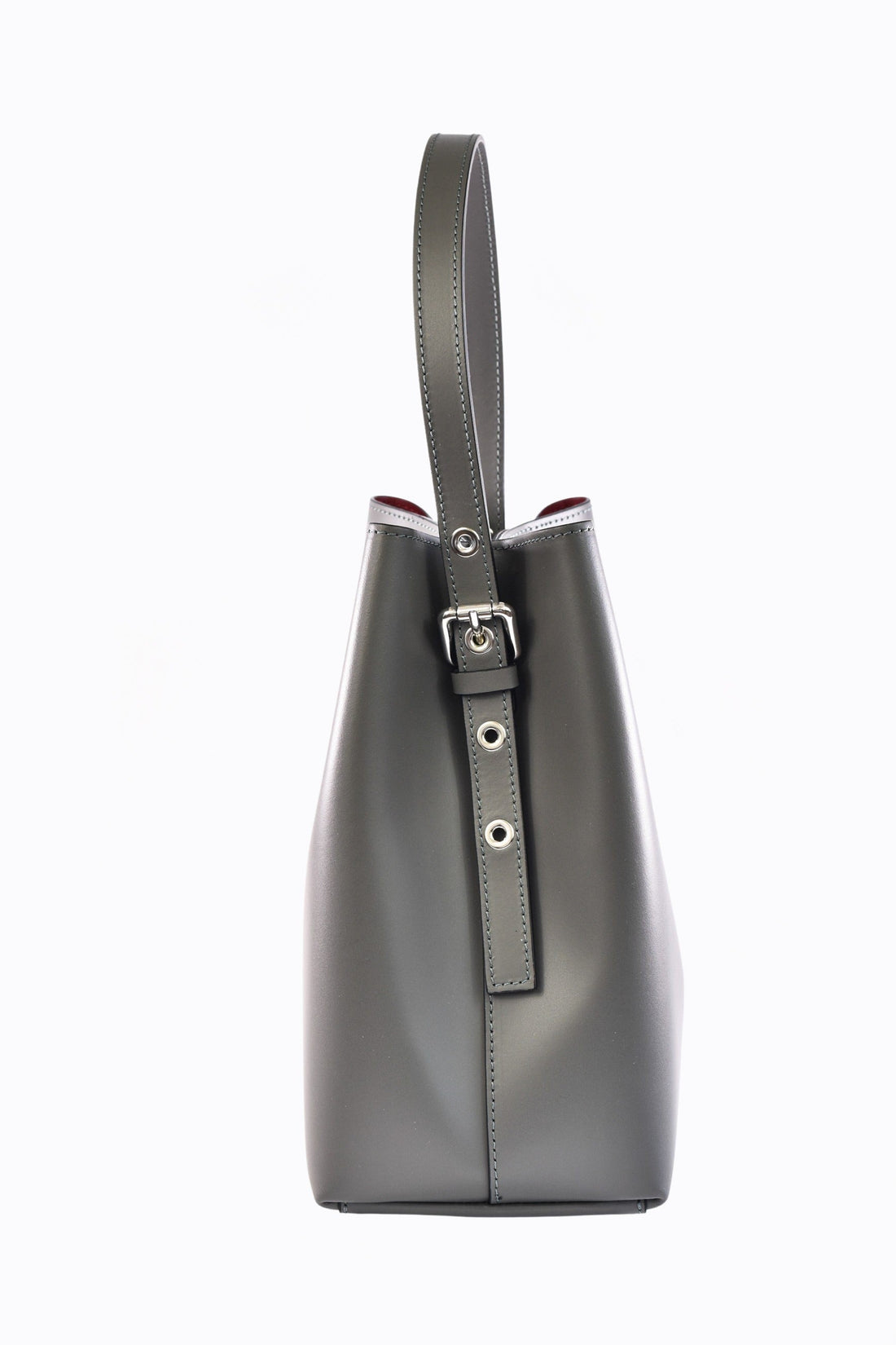 Melany Bag in Brushed Gray Leather