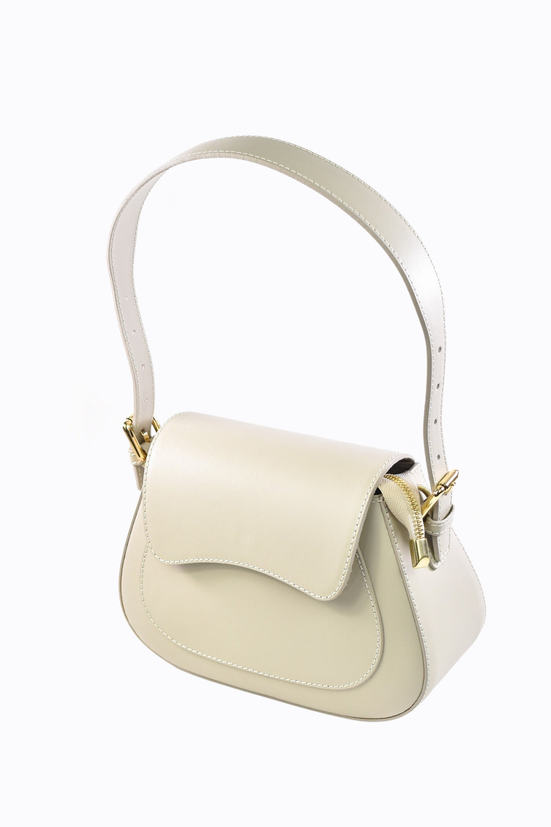 Sindy Bag in Brushed Ivory Leather