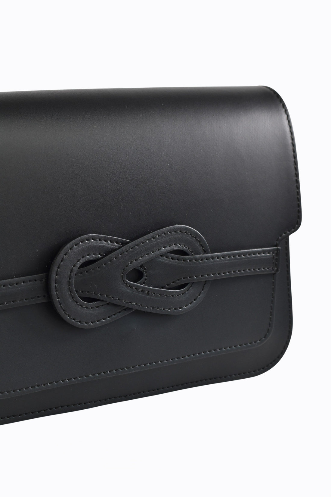 Josephine Bag in Brushed Black Leather