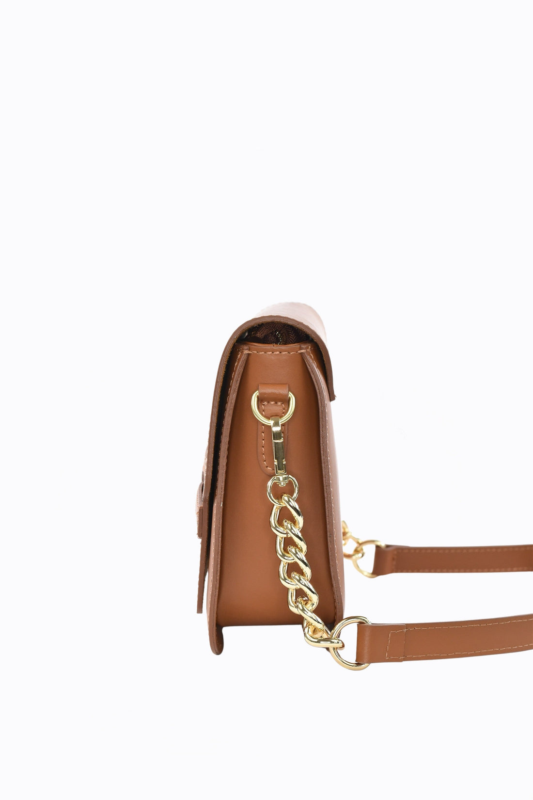 Josephine Bag in Brushed Cognac Leather