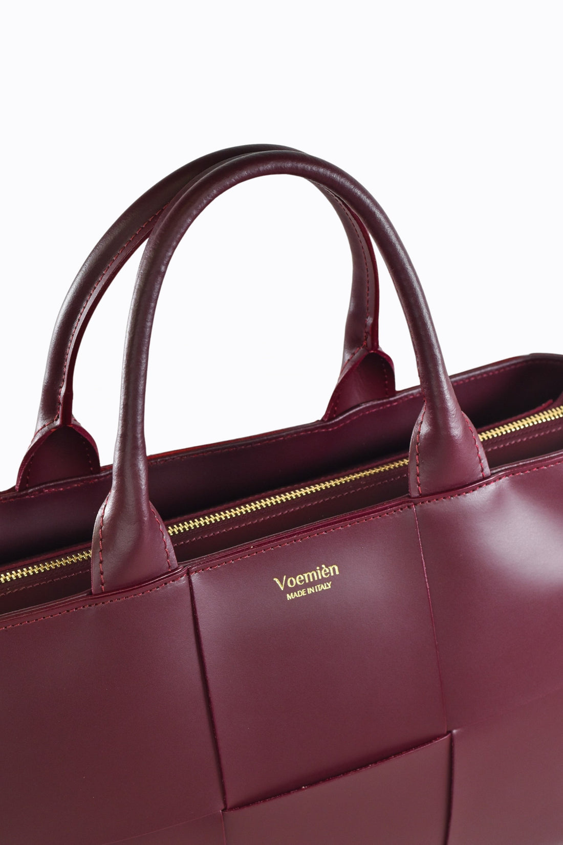 Lauren bag in brushed burgundy leather