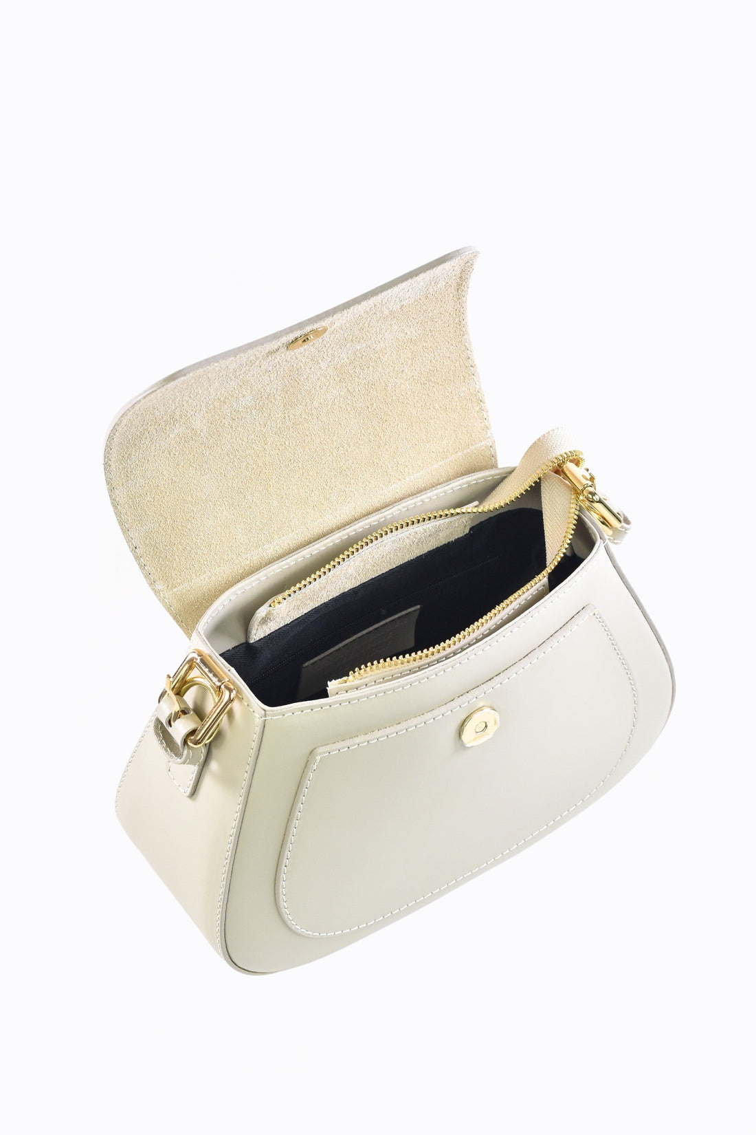 Sindy Bag in Brushed Ivory Leather