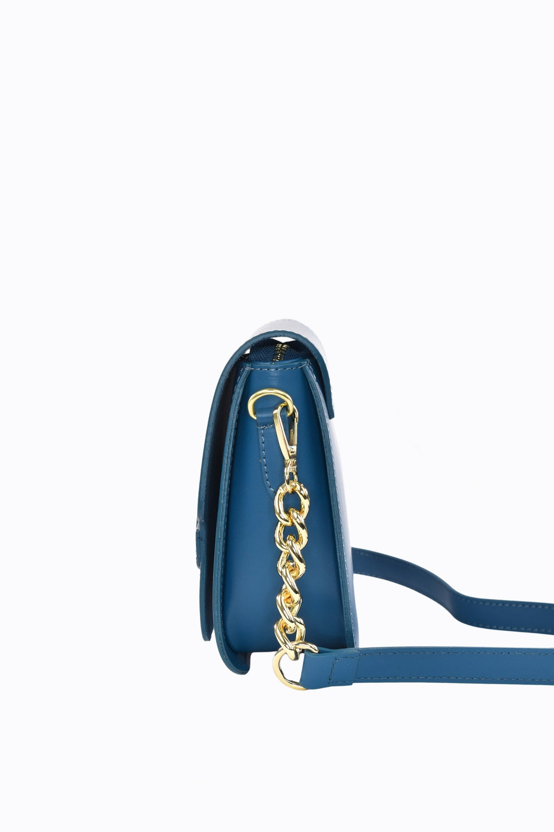 Josephine Bag in Brushed Petrol Blue Leather