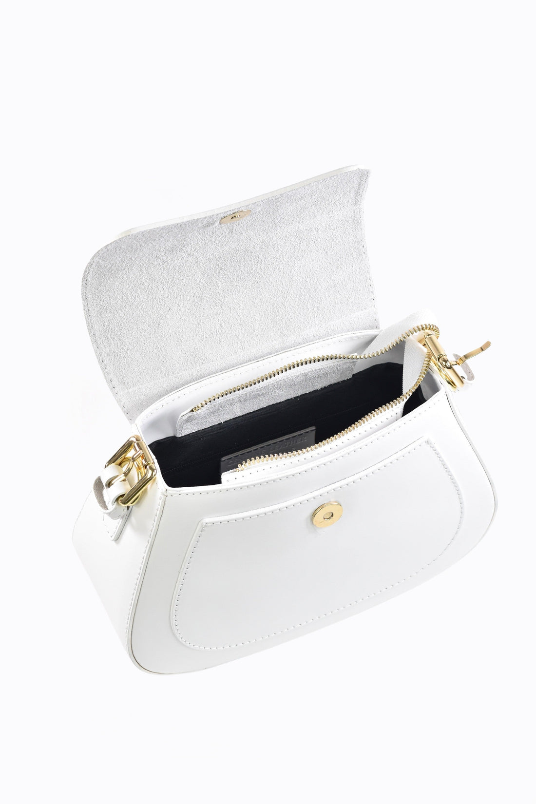 Sindy Bag in Brushed White Leather
