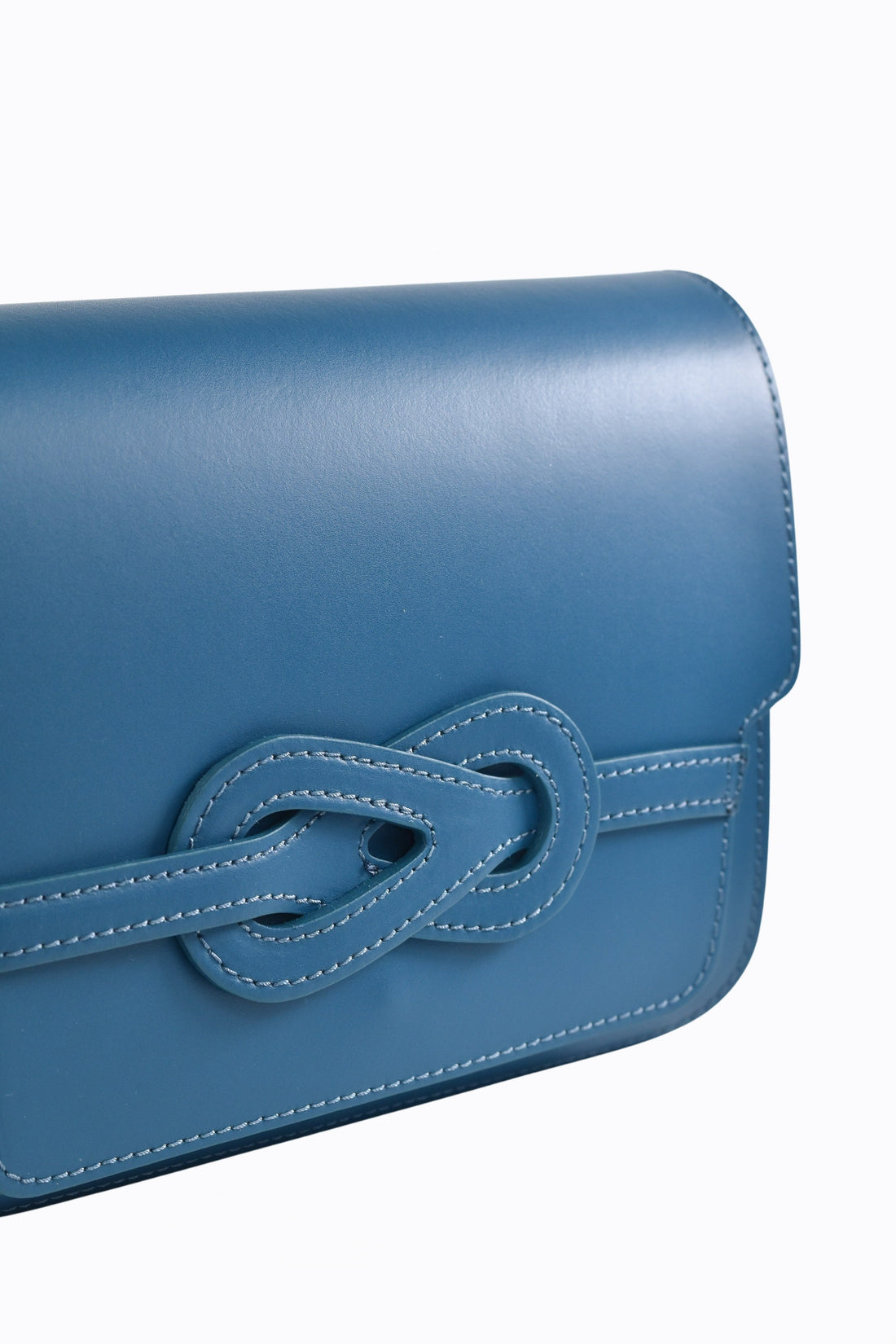 Josephine Bag in Brushed Petrol Blue Leather