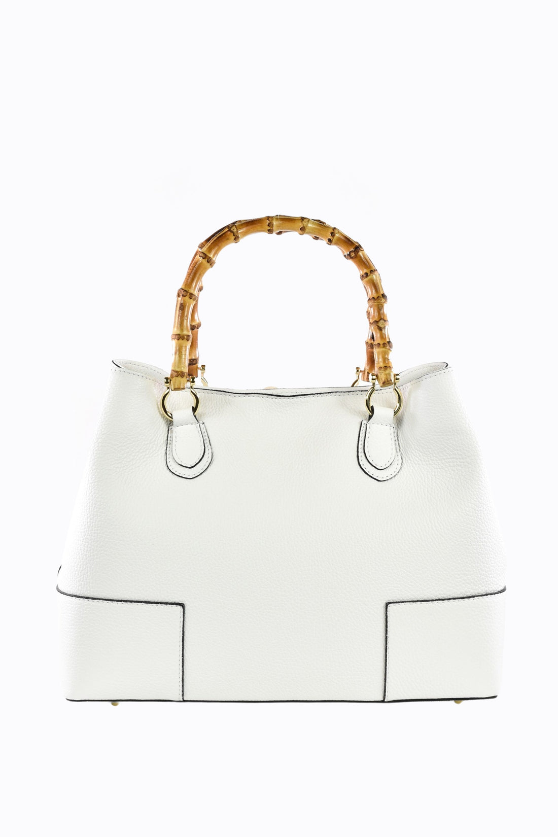 Borsa Bamboo Babe in pelle Dollaro Bianca - Voemièn