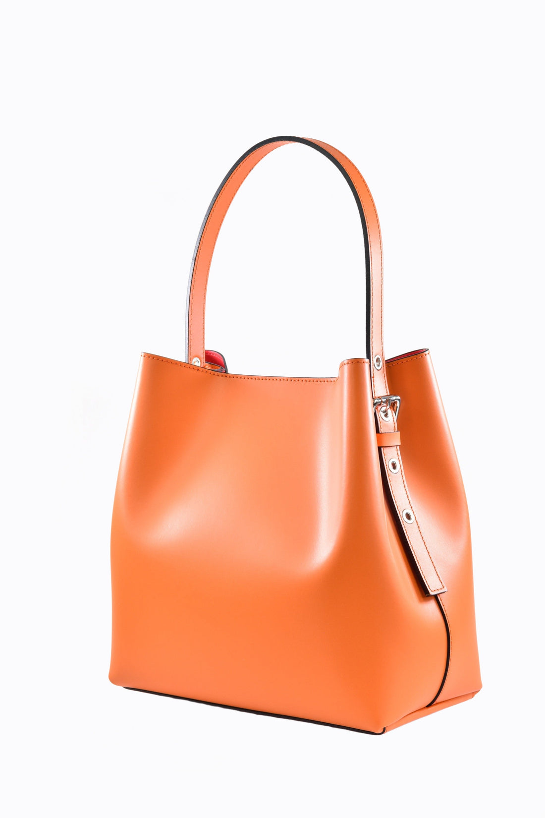 Melany Bag in Brushed Orange Leather