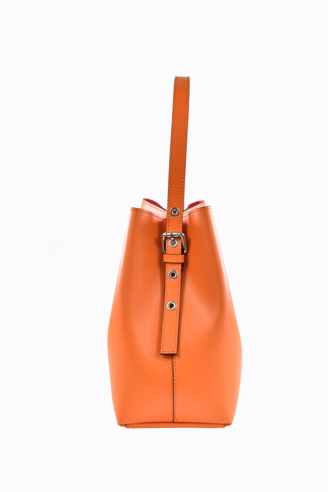 Melany Bag in Brushed Orange Leather