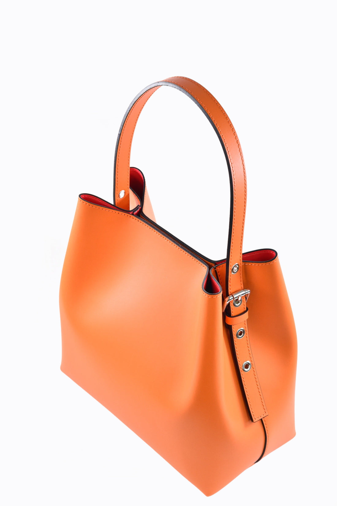 Melany Bag in Brushed Orange Leather