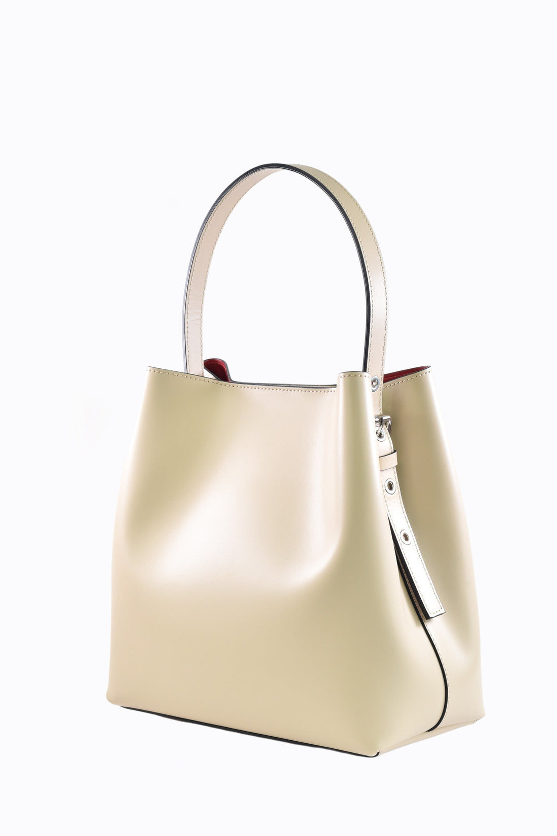 Melany Bag in Brushed Ivory Leather