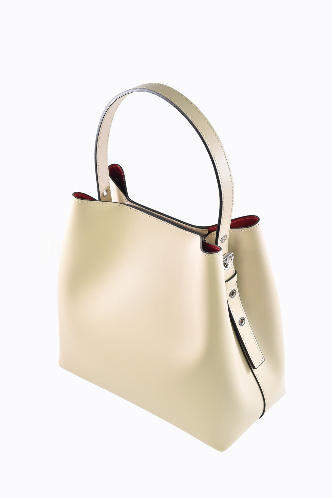 Melany Bag in Brushed Ivory Leather