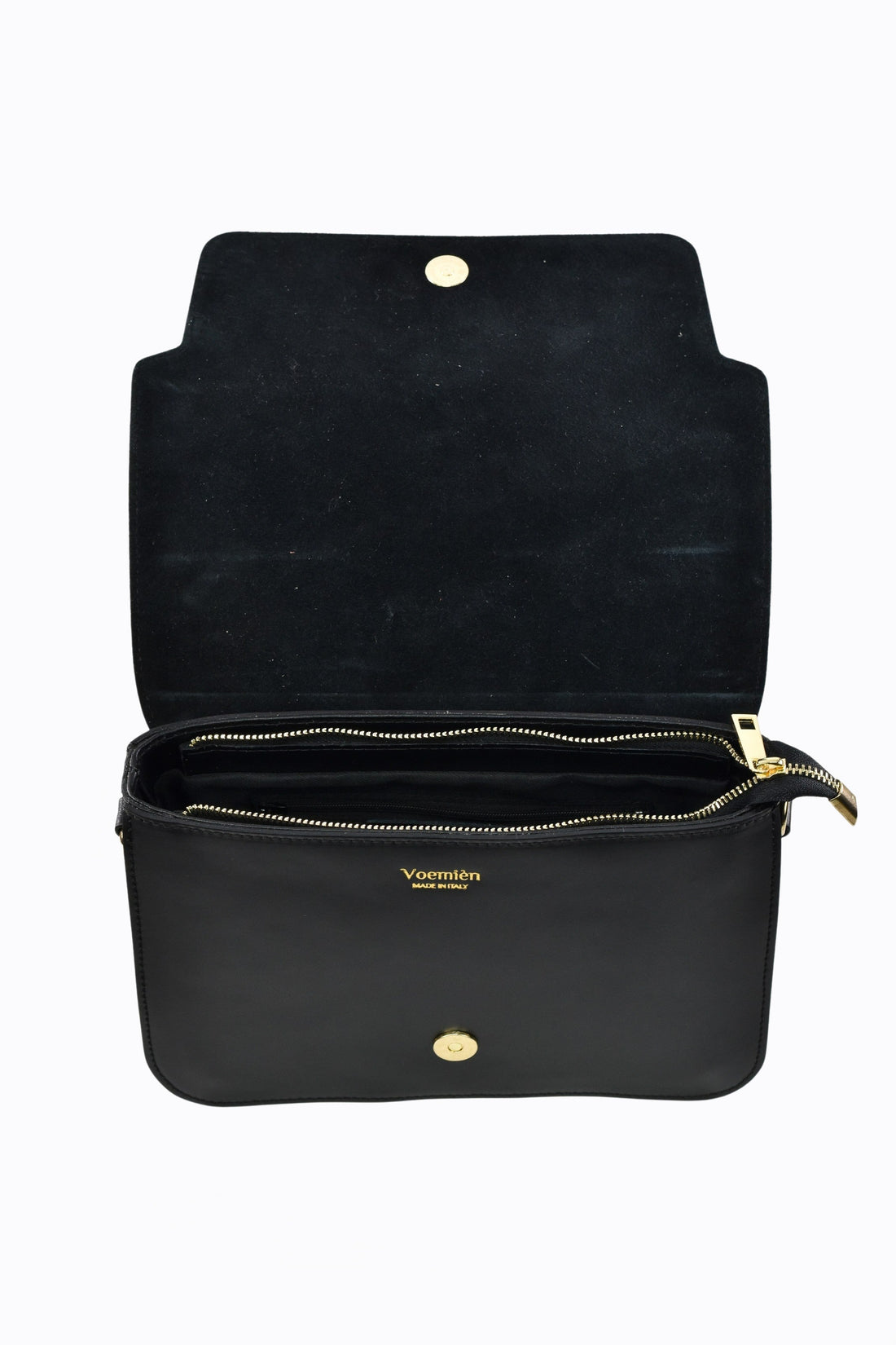 Josephine Bag in Brushed Black Leather