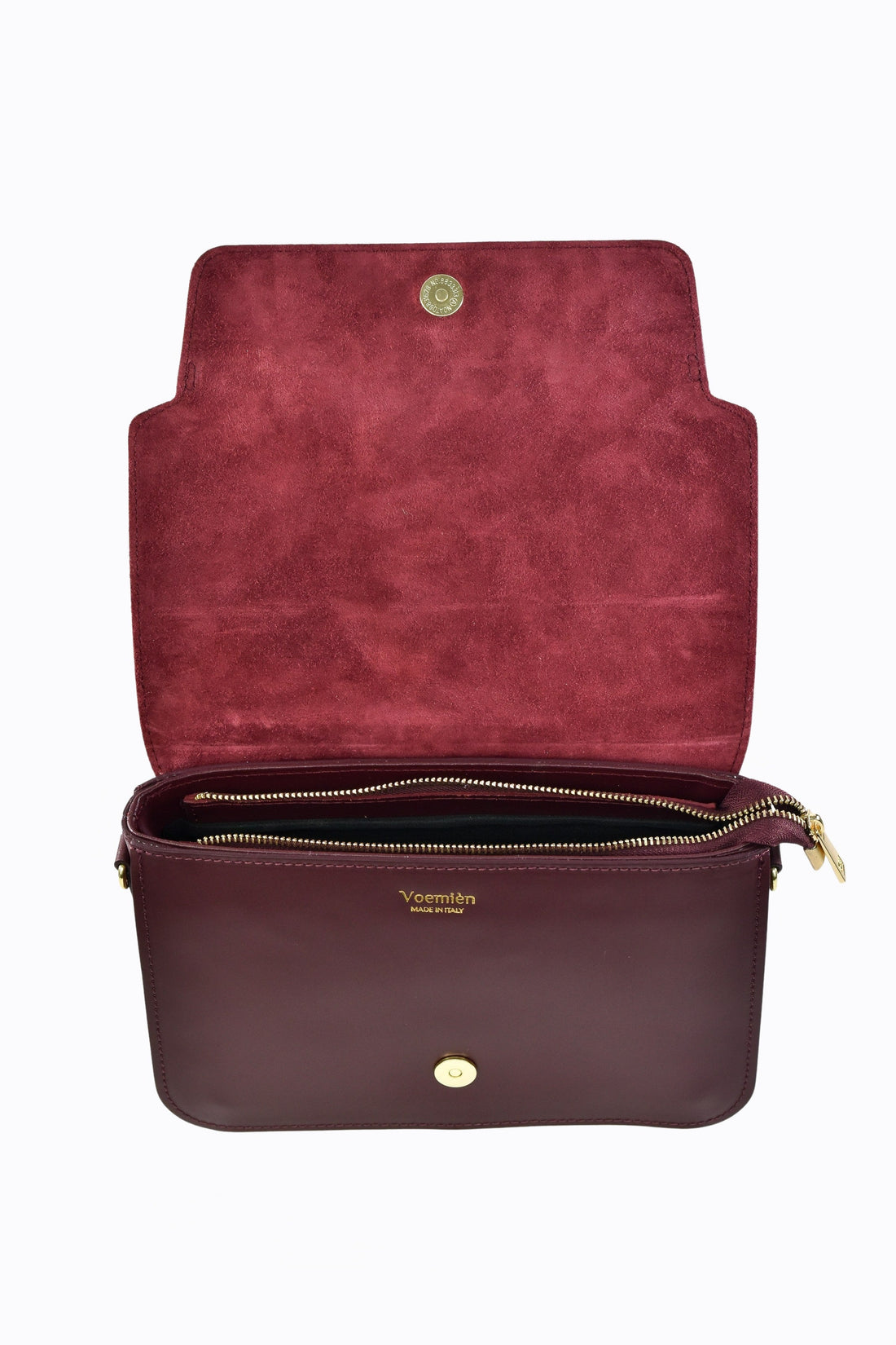 Josephine Bag in Brushed Bordeaux Leather