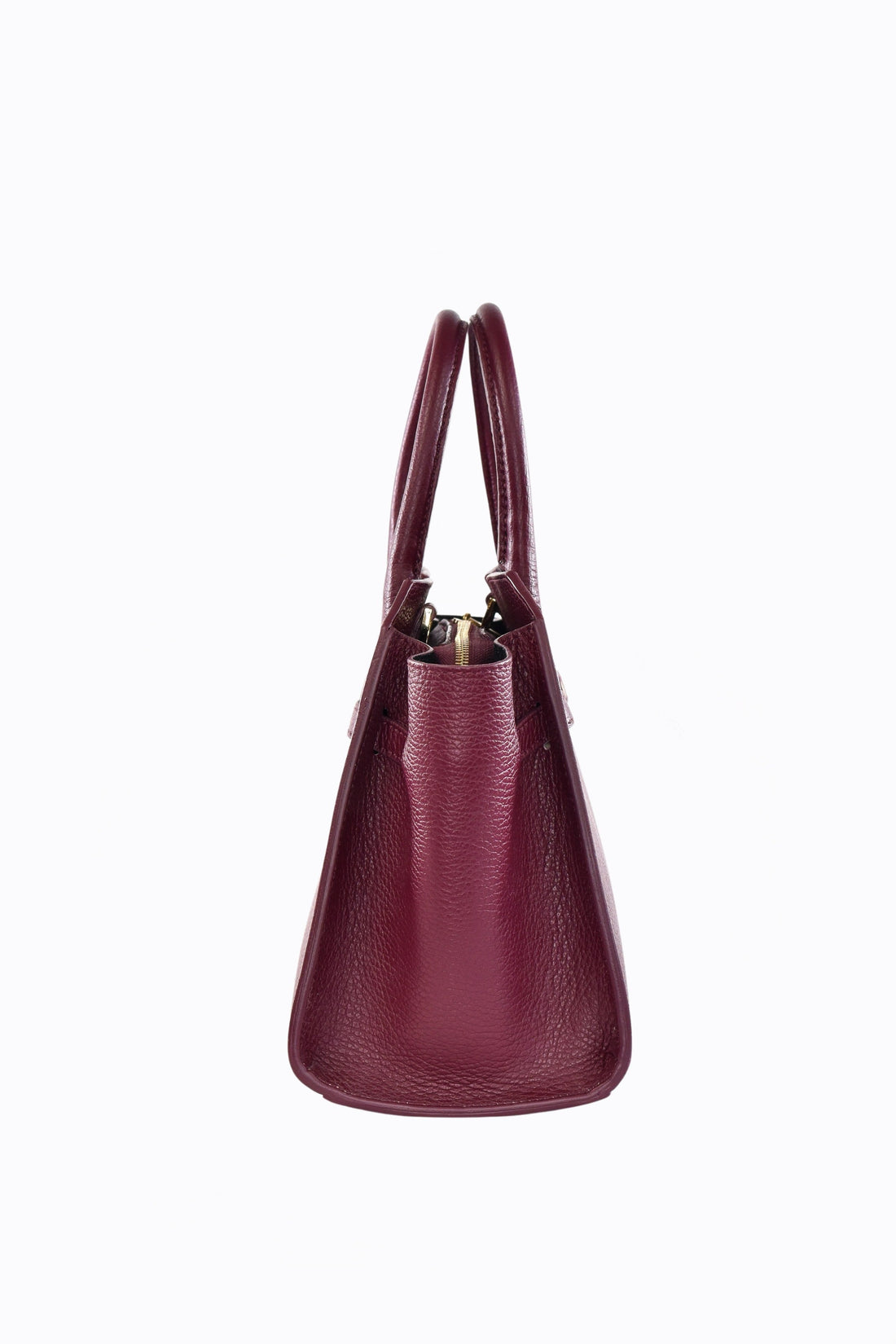Meredith Bag in Burgundy Togo Leather