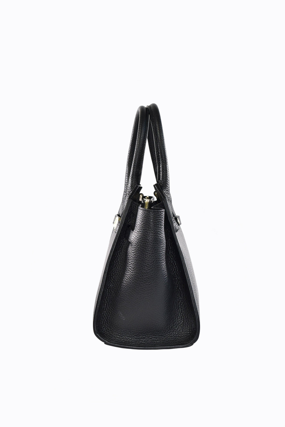 Meredith Bag in Black Togo Leather