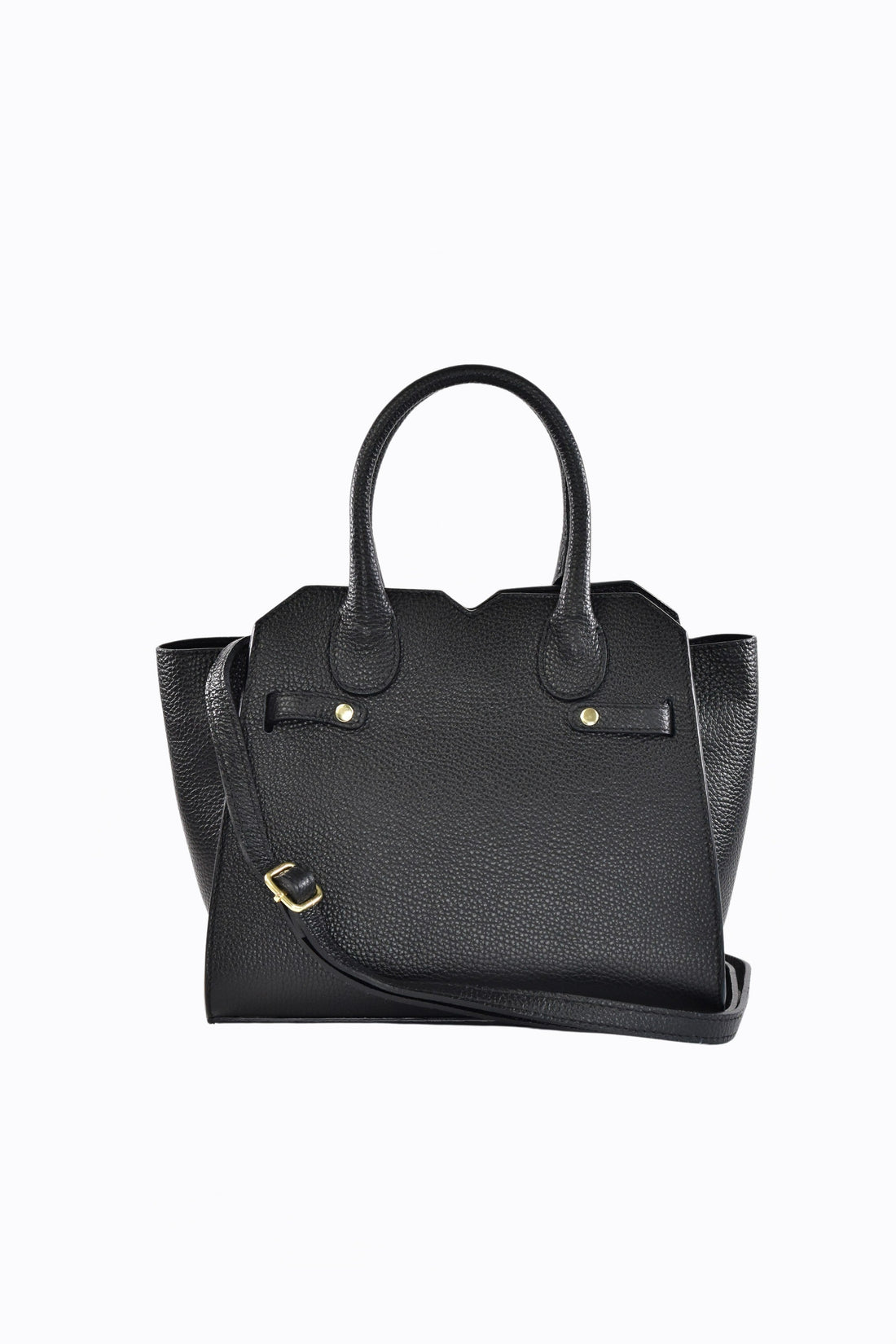Meredith Bag in Black Togo Leather