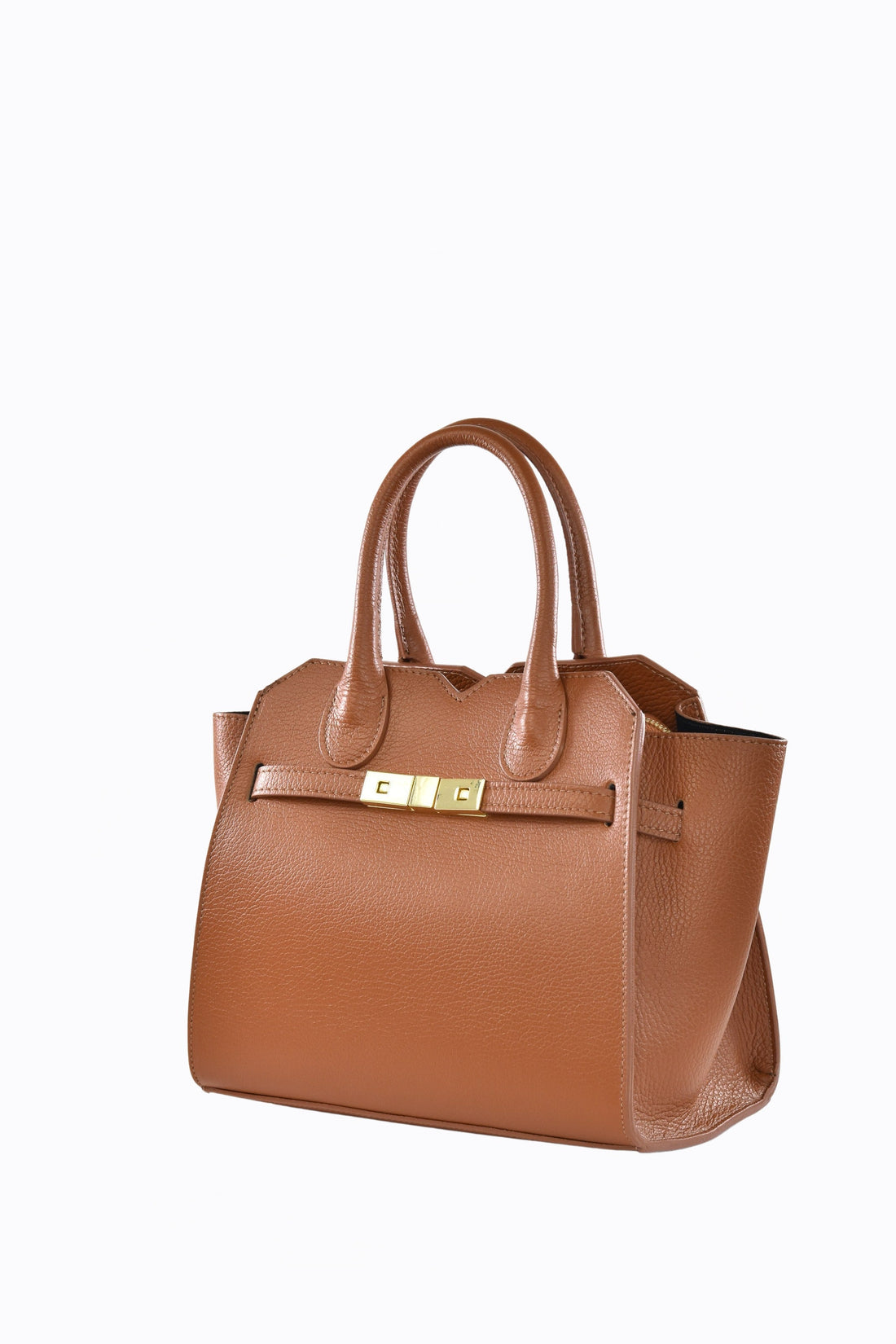 Meredith Bag in Tan Togo Leather