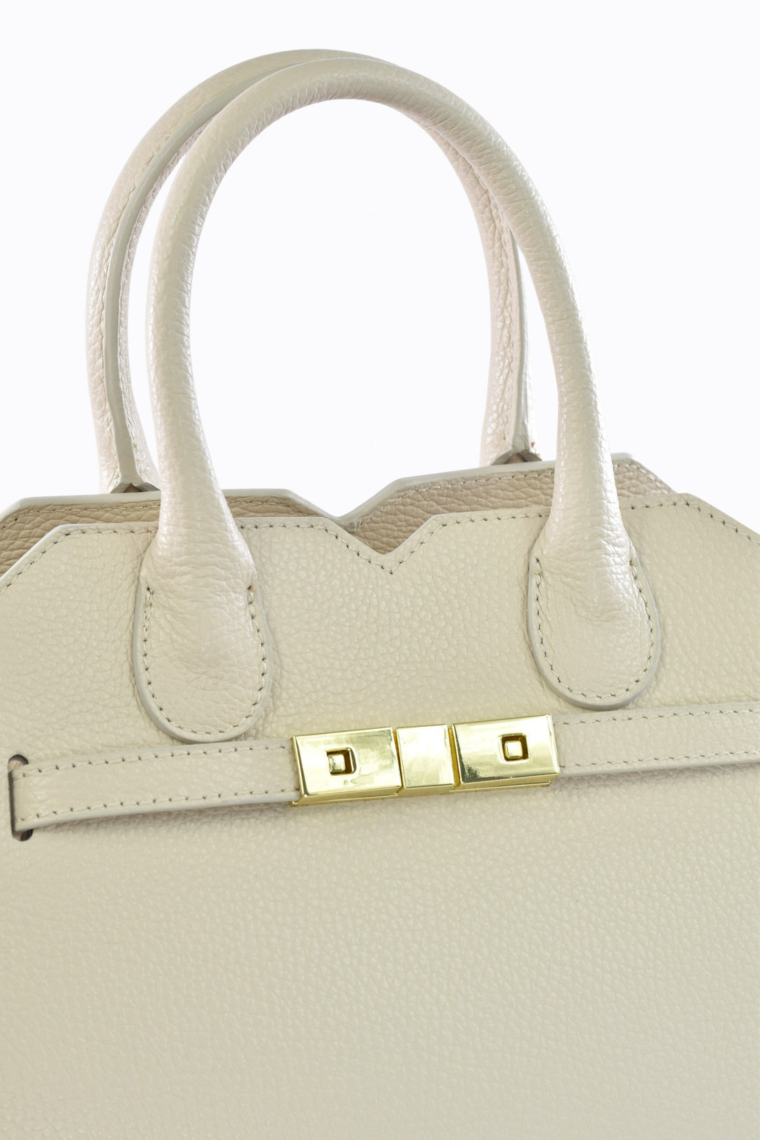 Meredith Bag in Beige Togo Leather