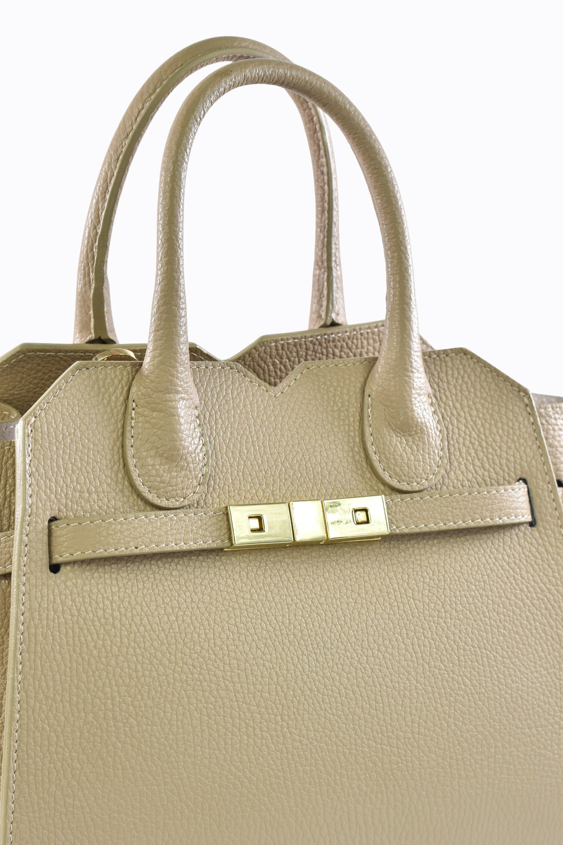 Meredith Bag in Light Taupe Togo Leather