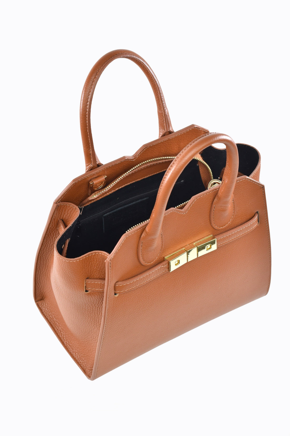 Meredith Bag in Tan Togo Leather
