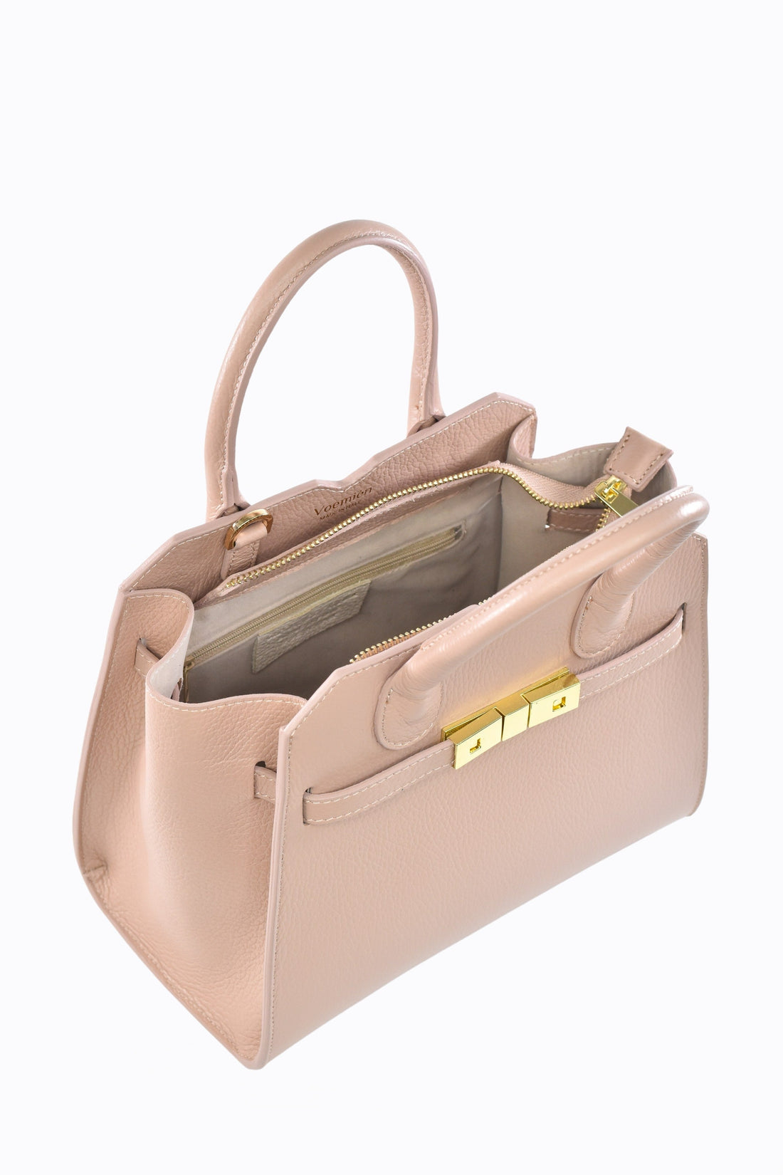 Meredith Bag in Blush Pink Togo Leather