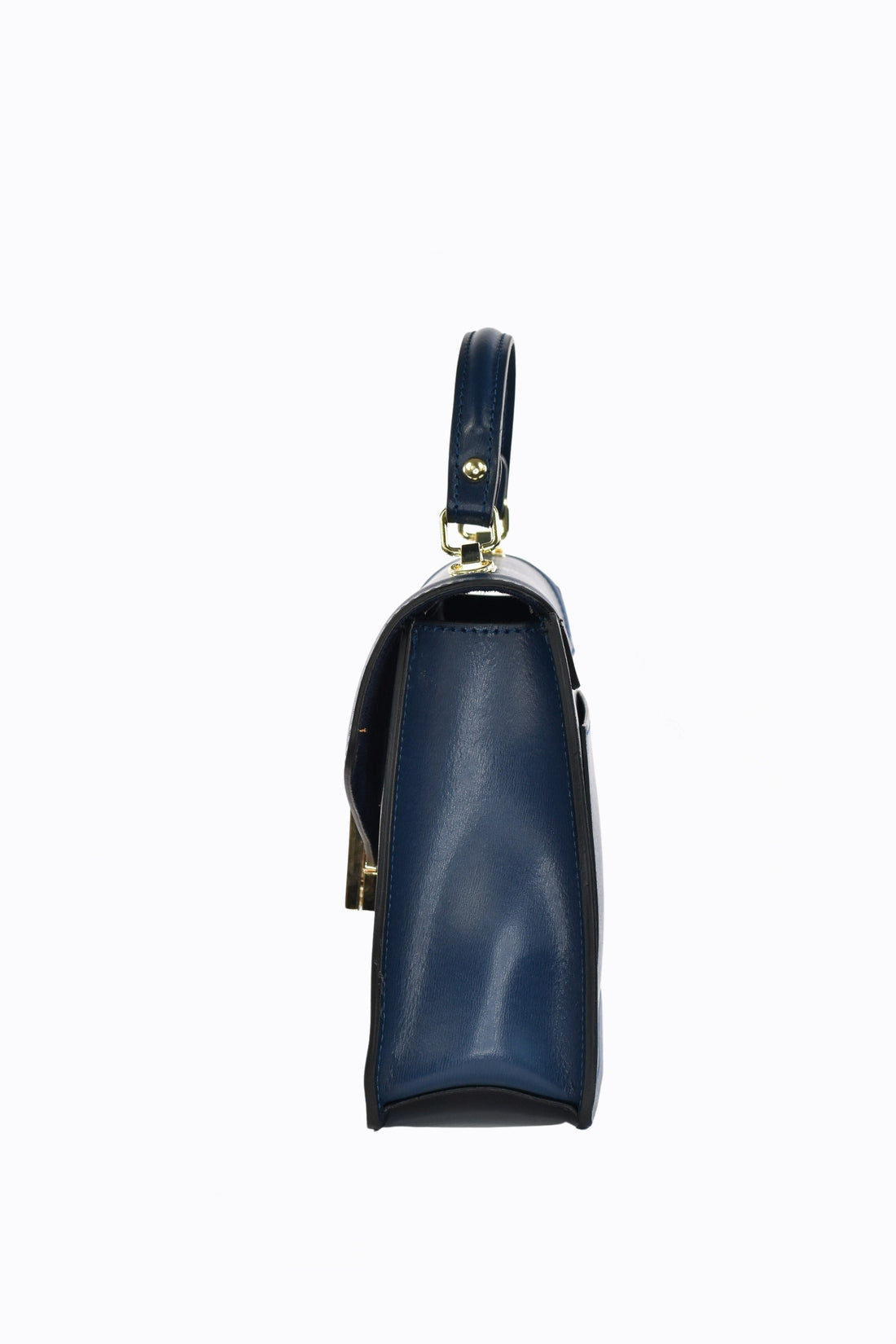 Adelaide Bag in Navy Blue Saffiano Leather
