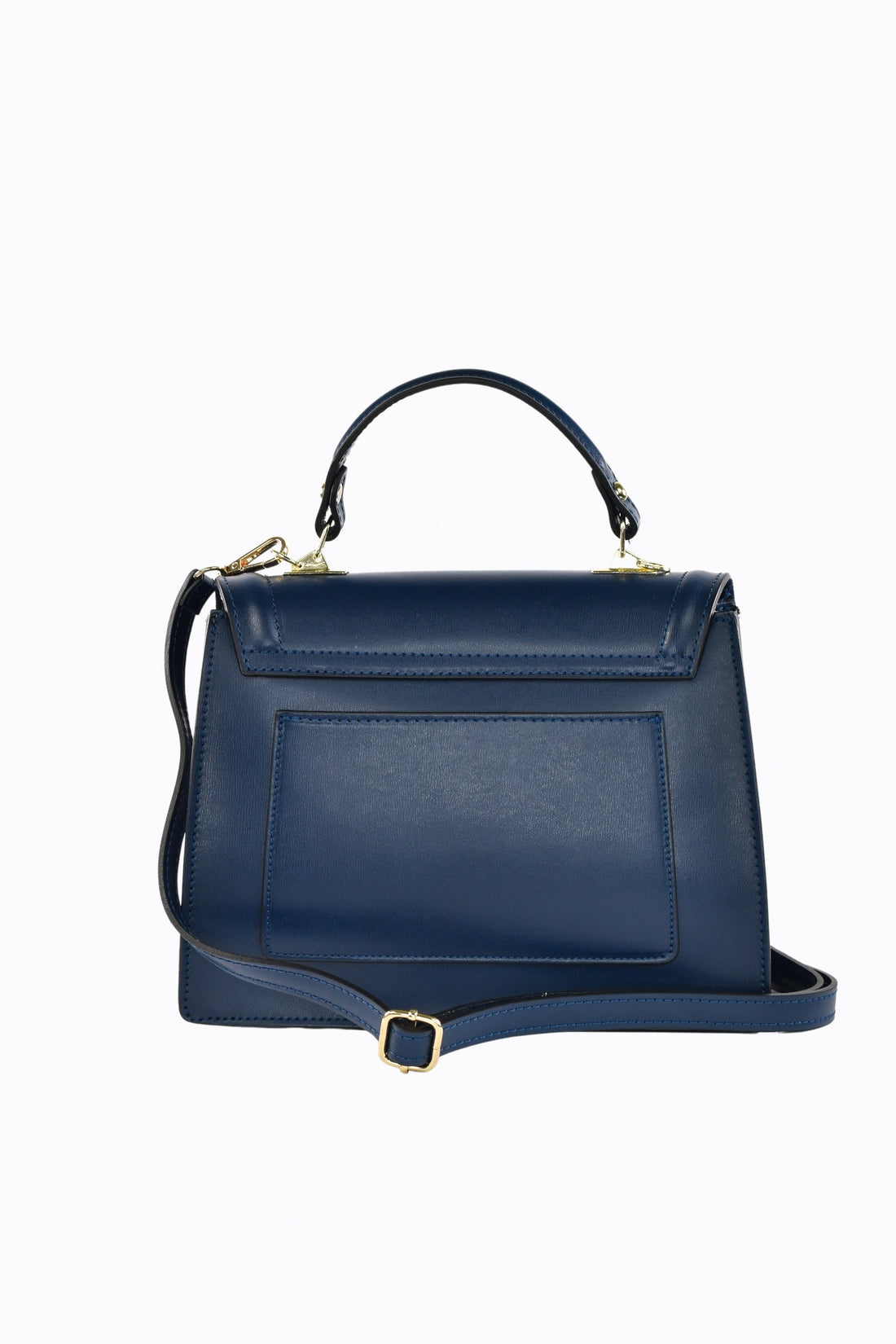 Adelaide Bag in Navy Blue Saffiano Leather