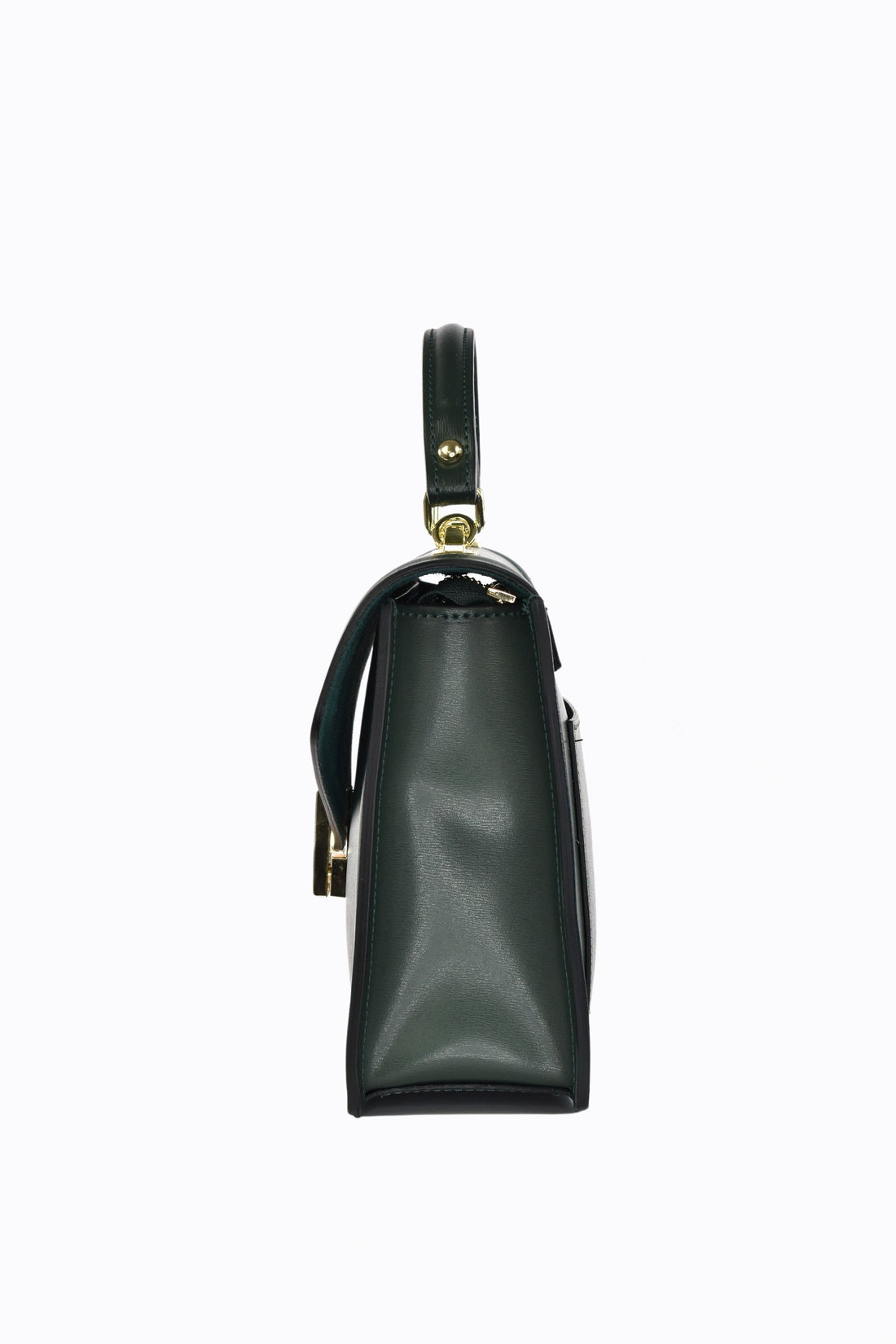 Adelaide Bag in Forest Green Saffiano Leather