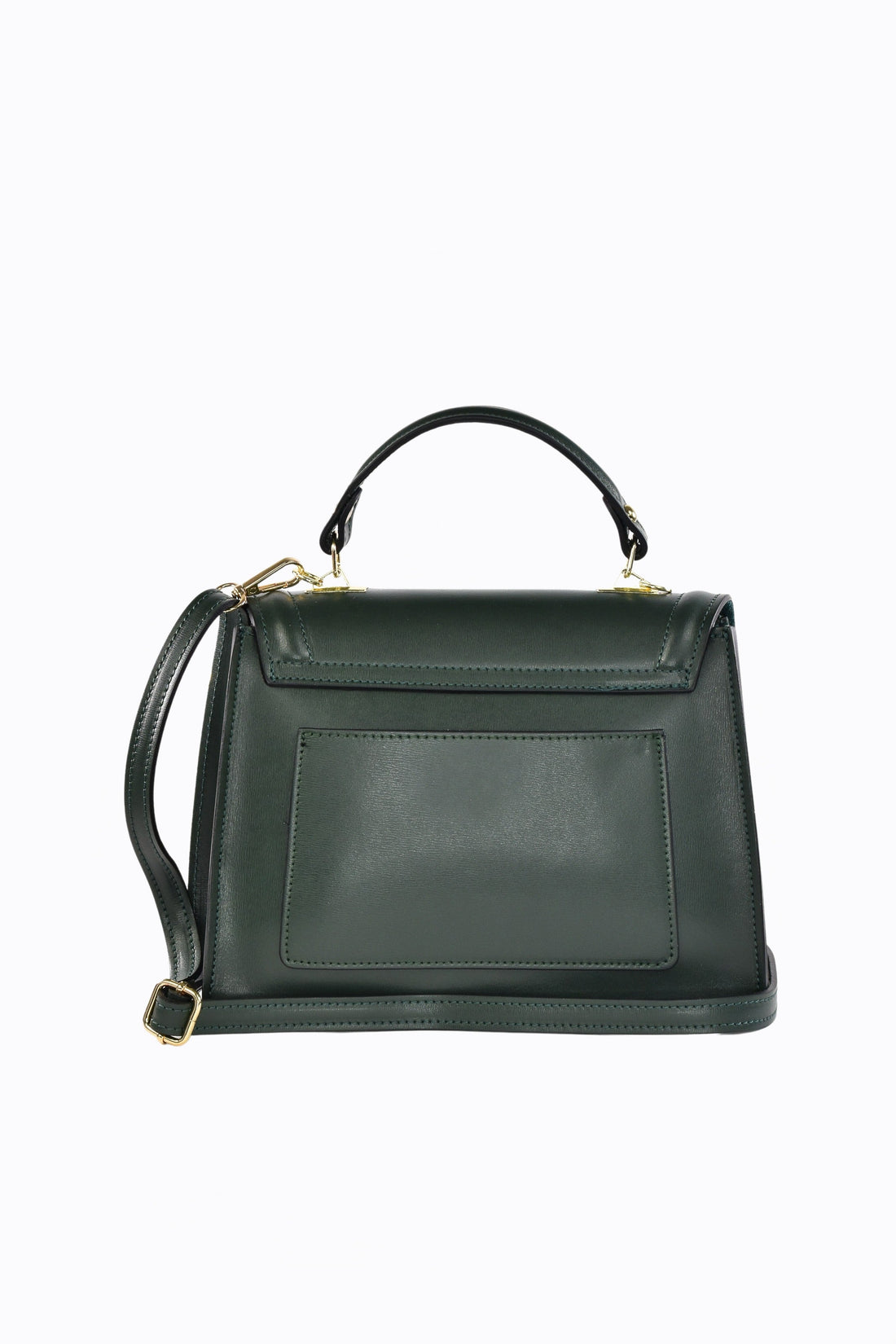 Adelaide Bag in Forest Green Saffiano Leather