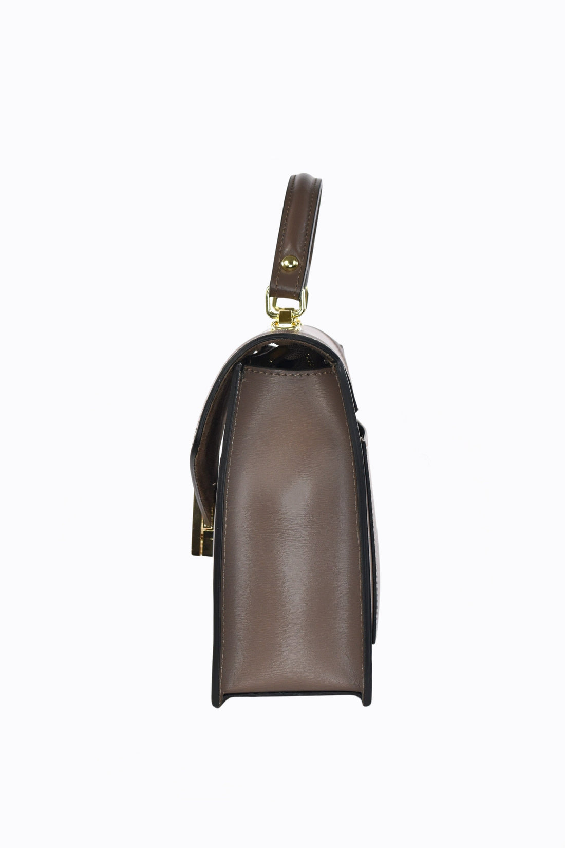 Adelaide Bag in Taupe Saffiano Leather