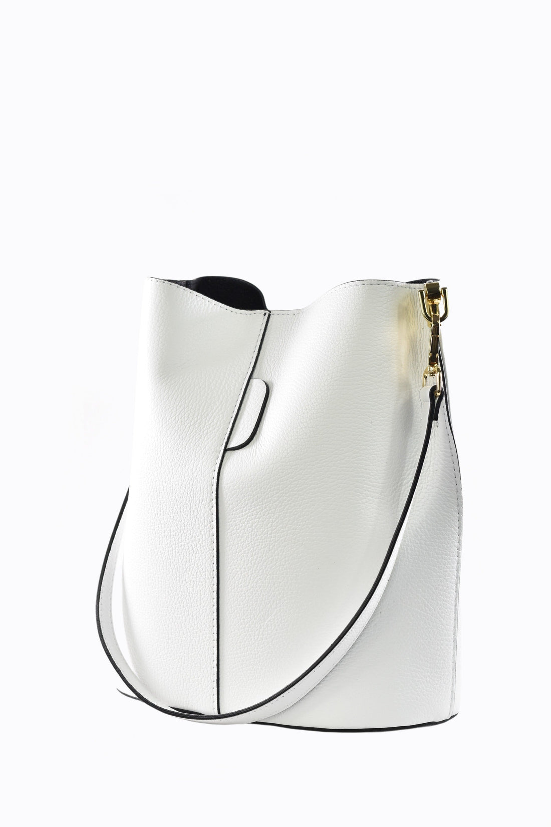 Giusy Bag in White Dollar Leather