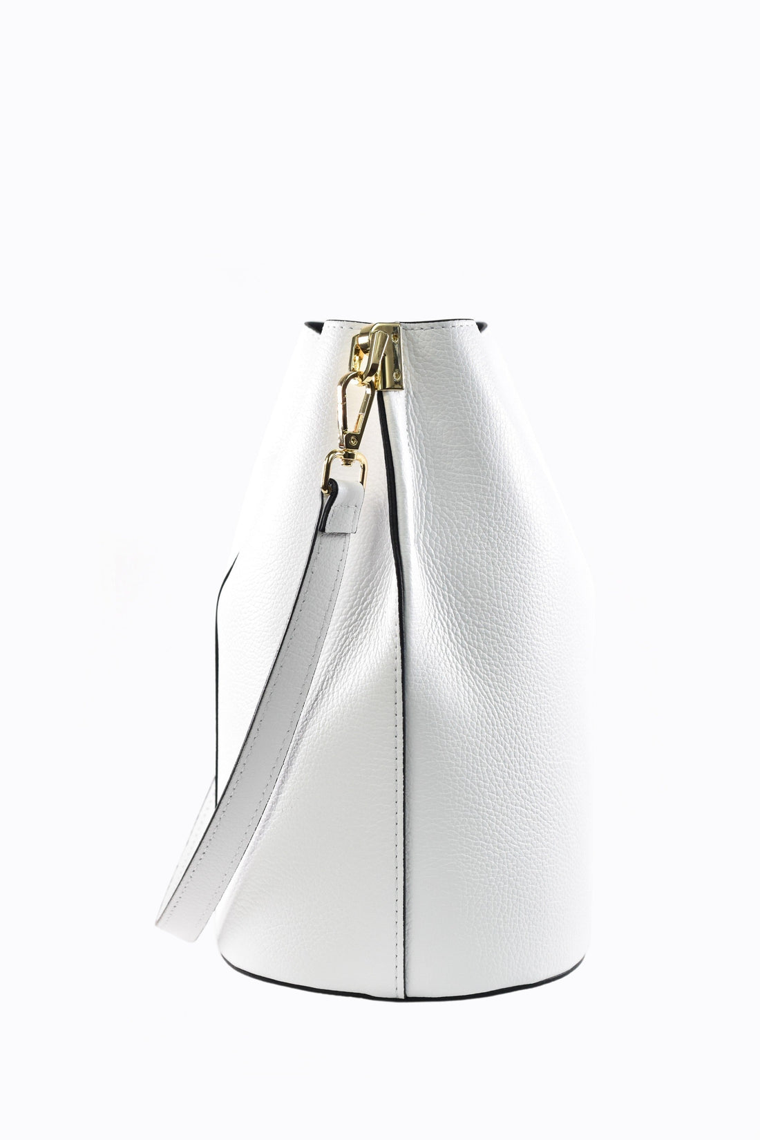 Giusy Bag in White Dollar Leather