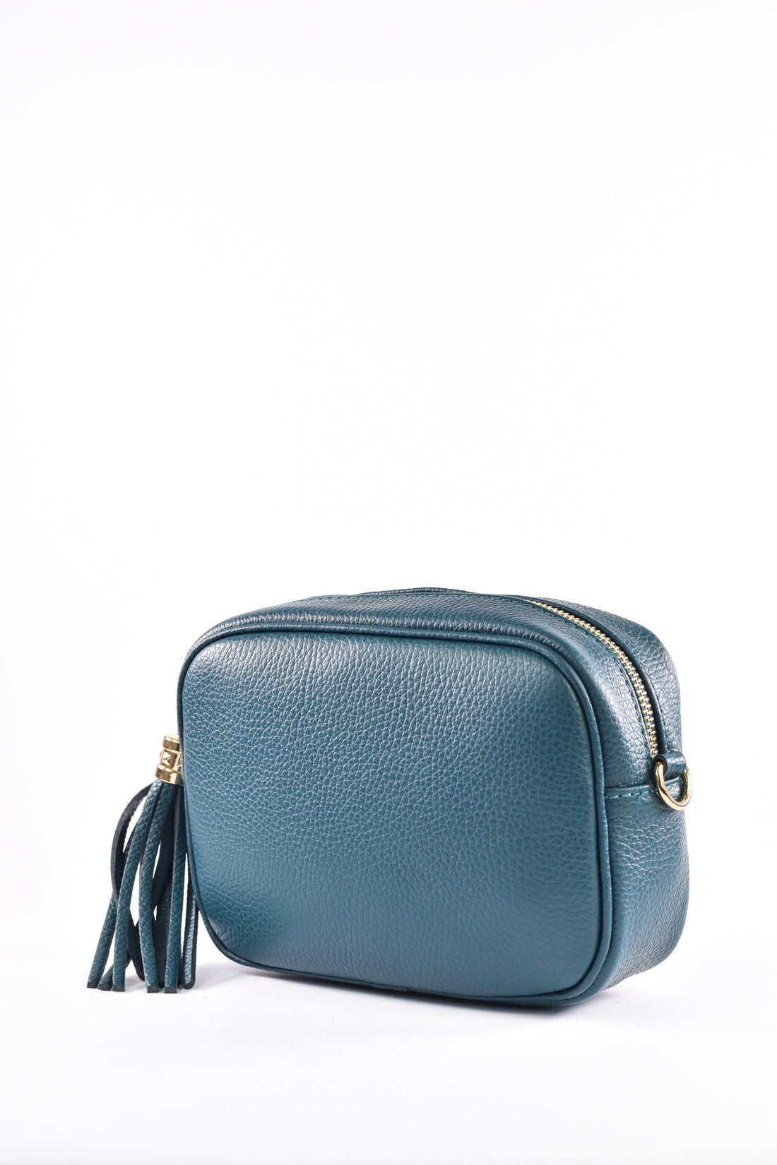 Soap Bag in Petrol Dollar Leather