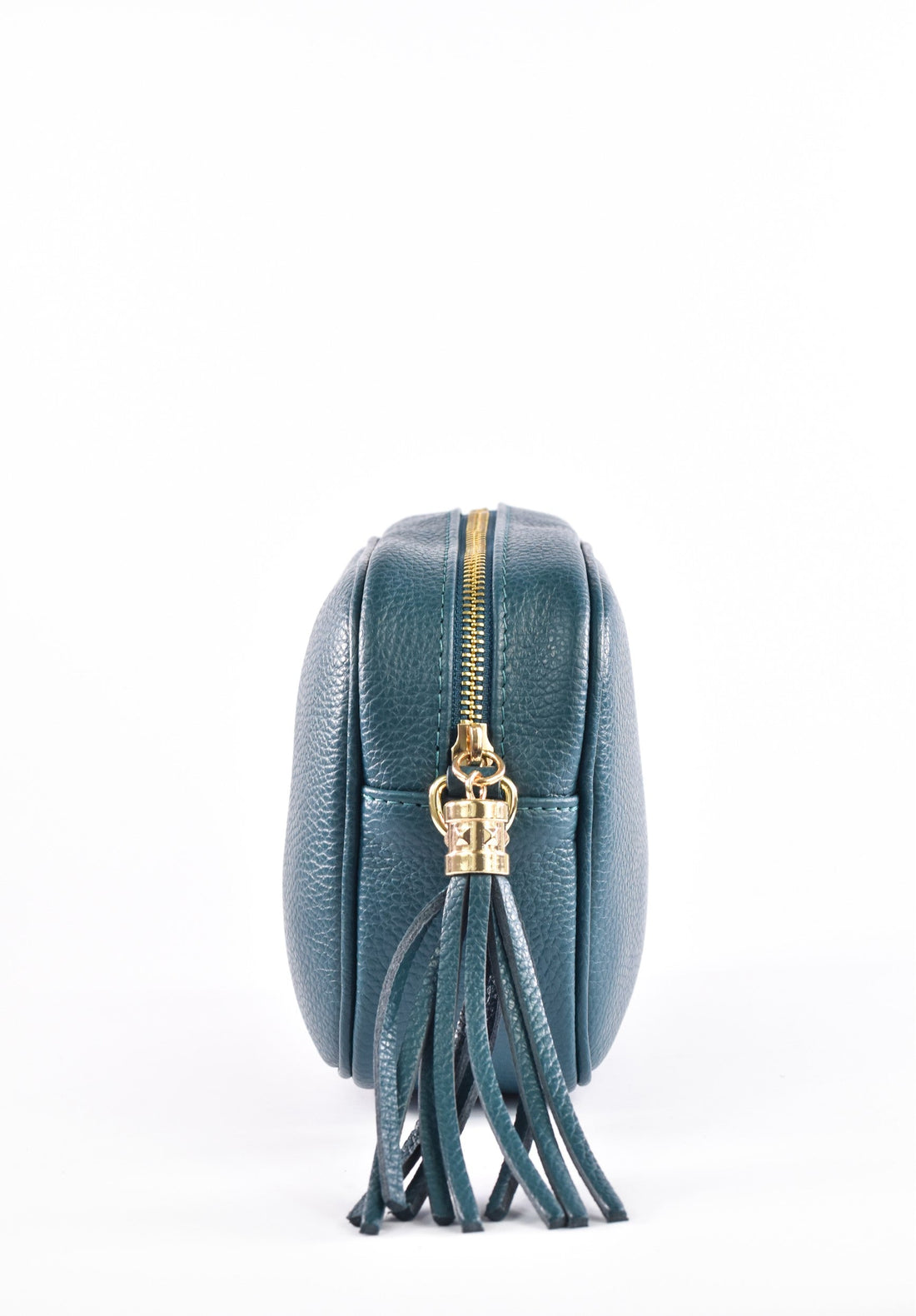 Soap Bag in Petrol Dollar Leather