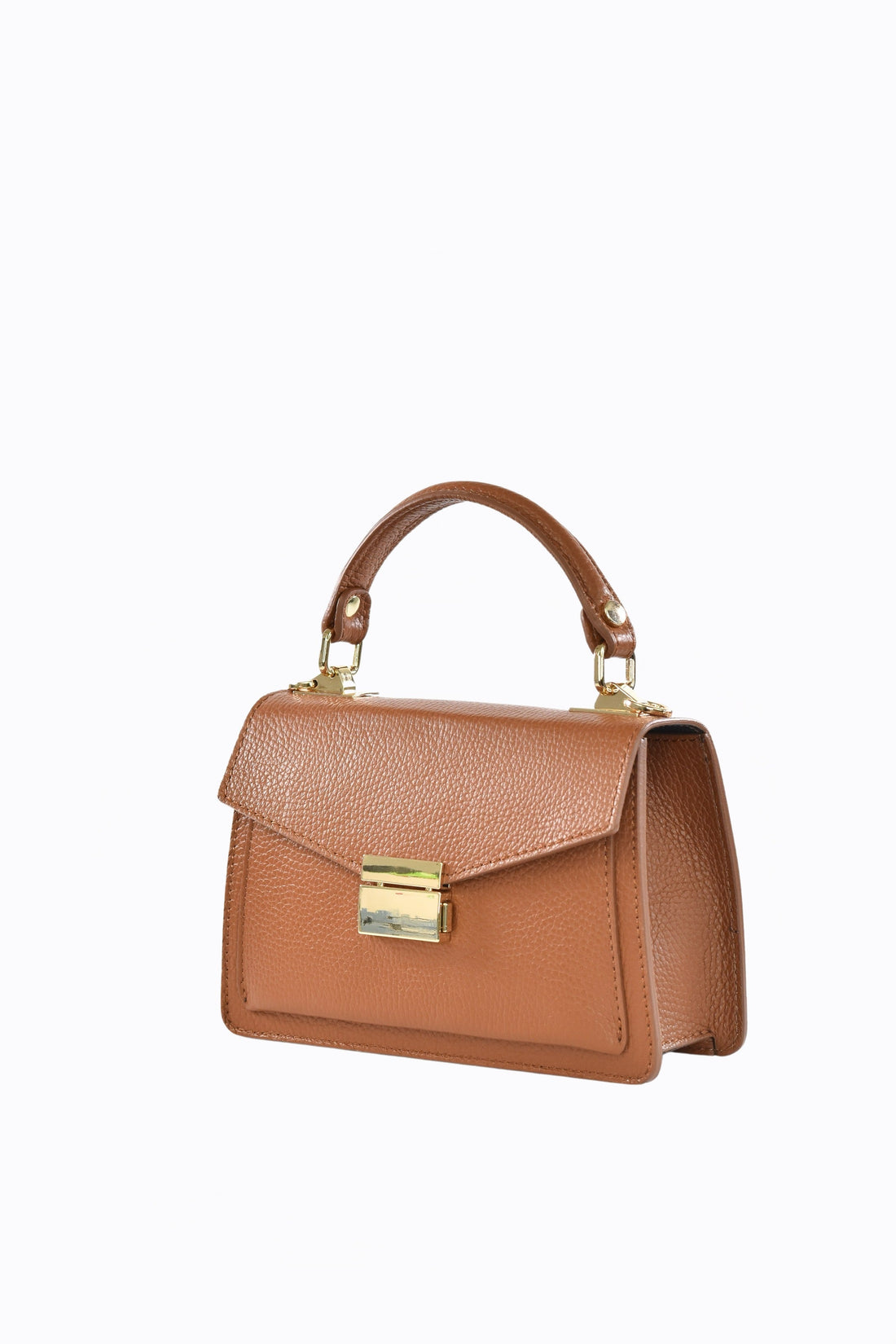 Reina Bag in tan Dollar Leather