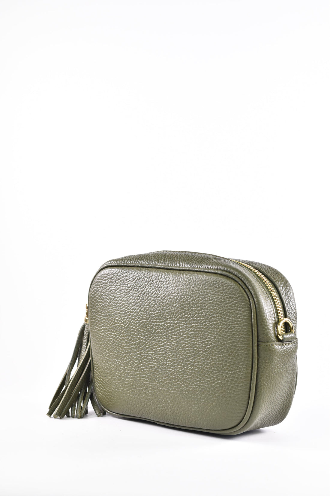 Soap Bag in Military Green Dollar Leather
