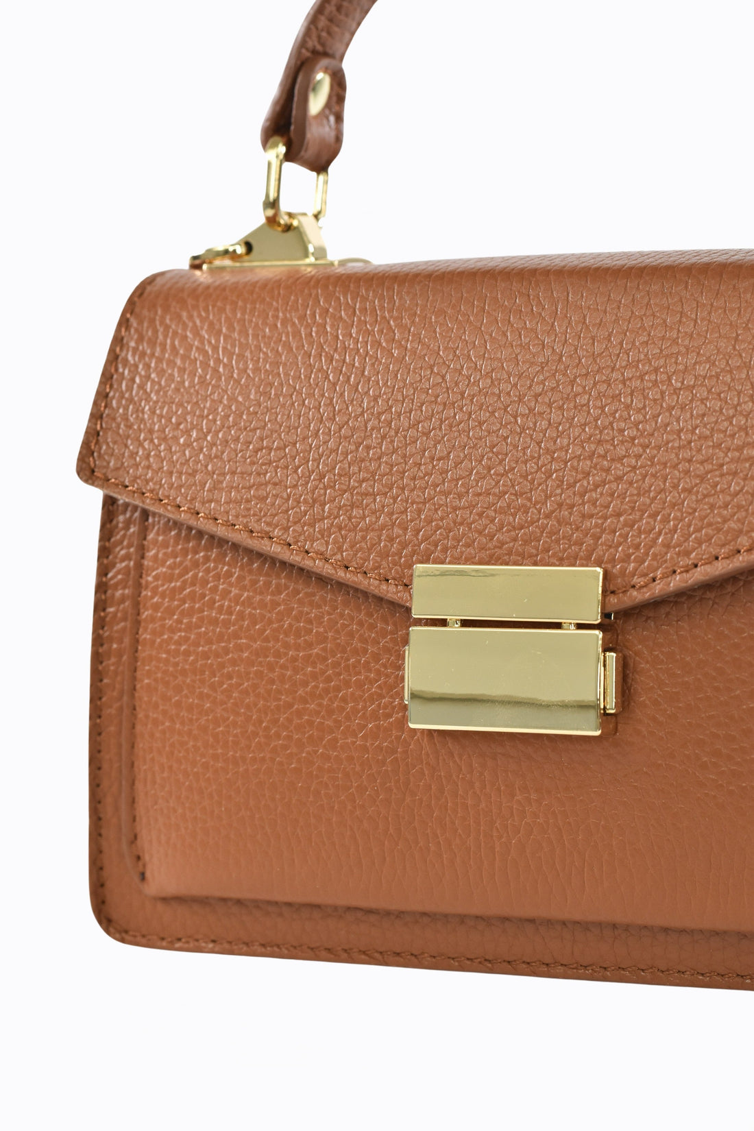 Reina Bag in tan Dollar Leather